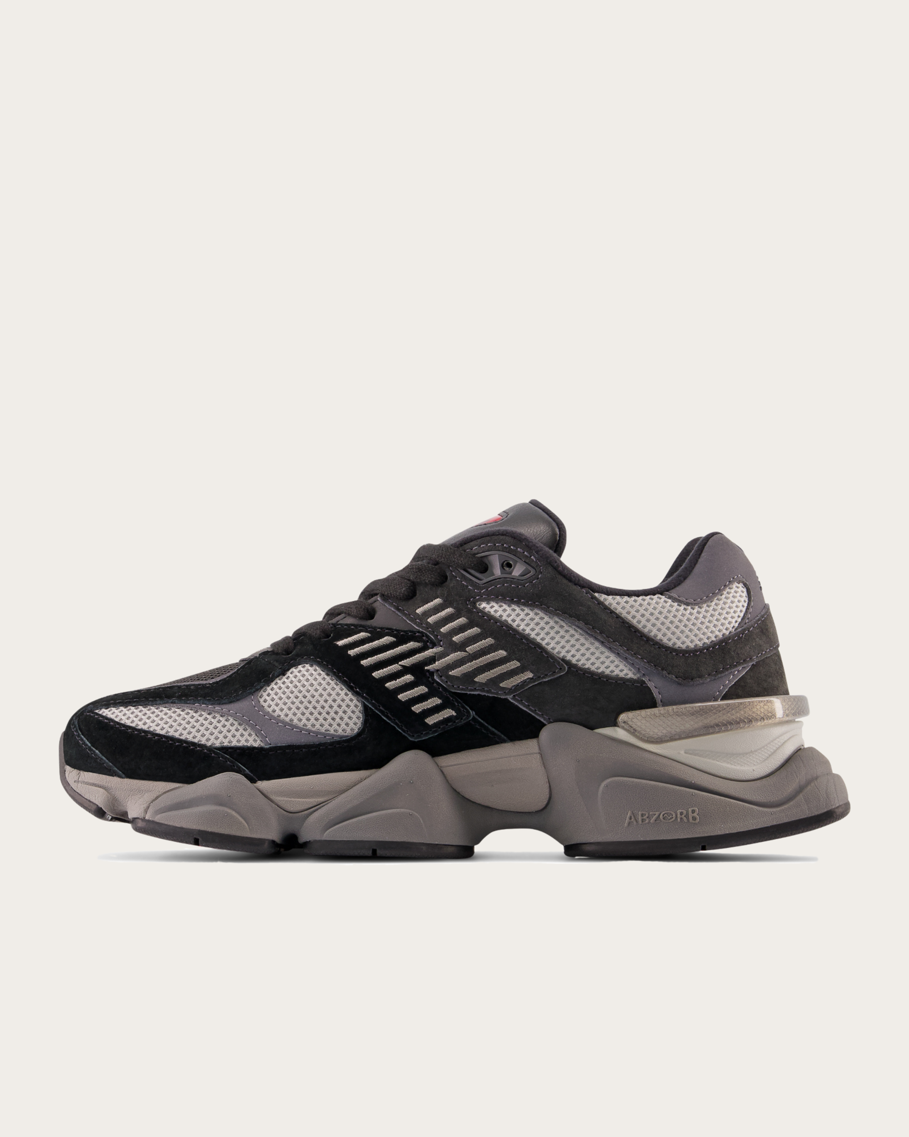 New Balance 9060 - Black with Castlerock & Rain Cloud