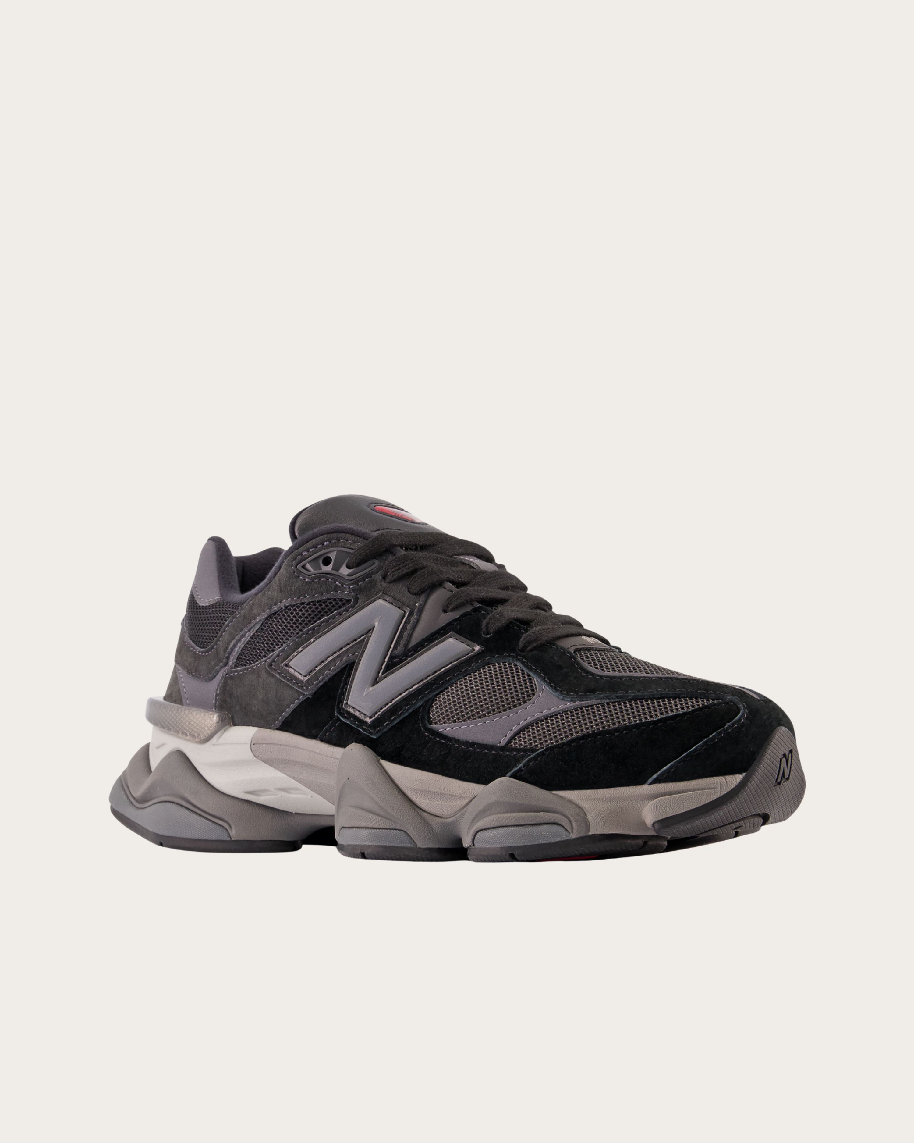 New Balance 9060 - Black with Castlerock & Rain Cloud
