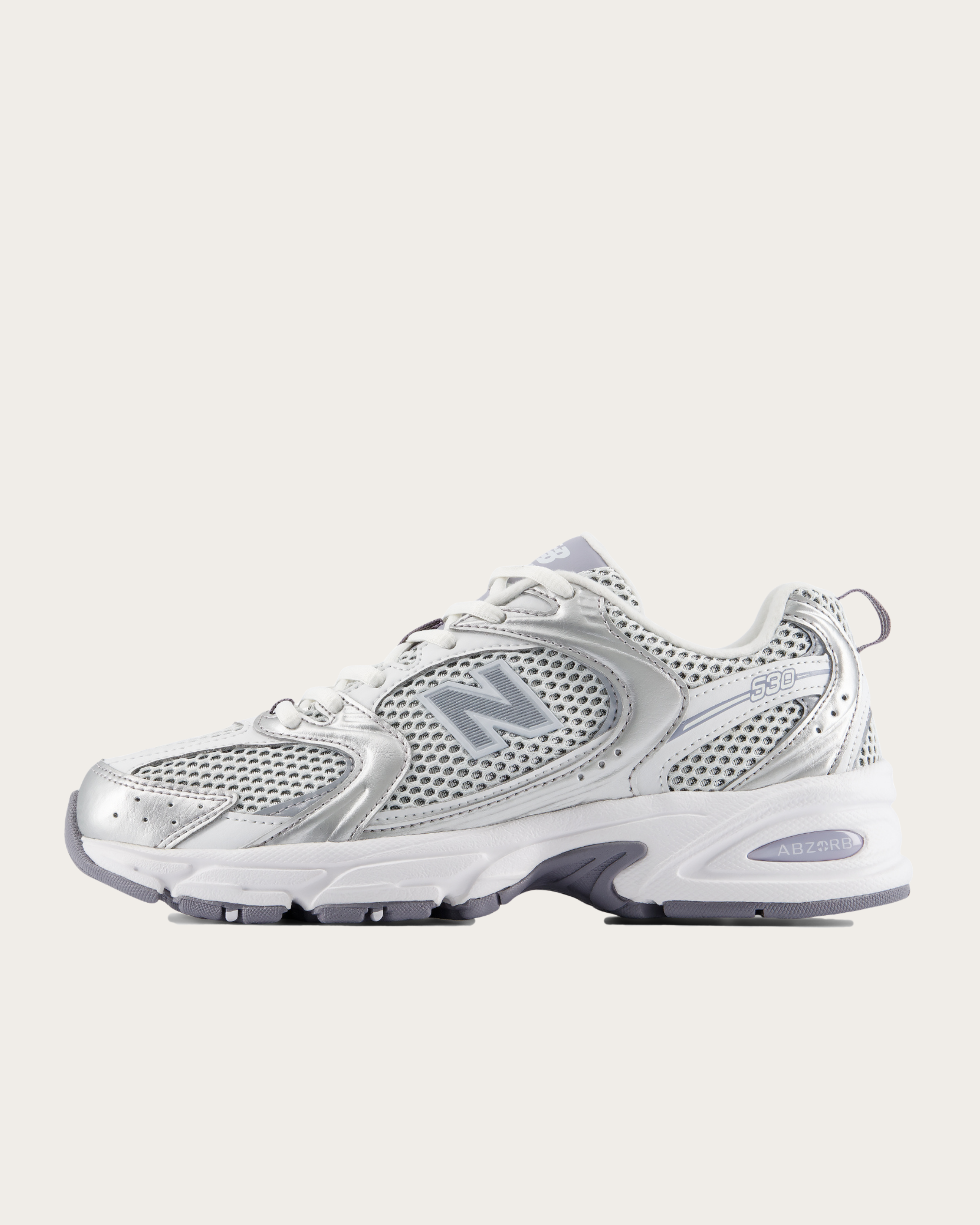 New Balance 530 - Grey Matter With Silver Metallic and Digital Mist