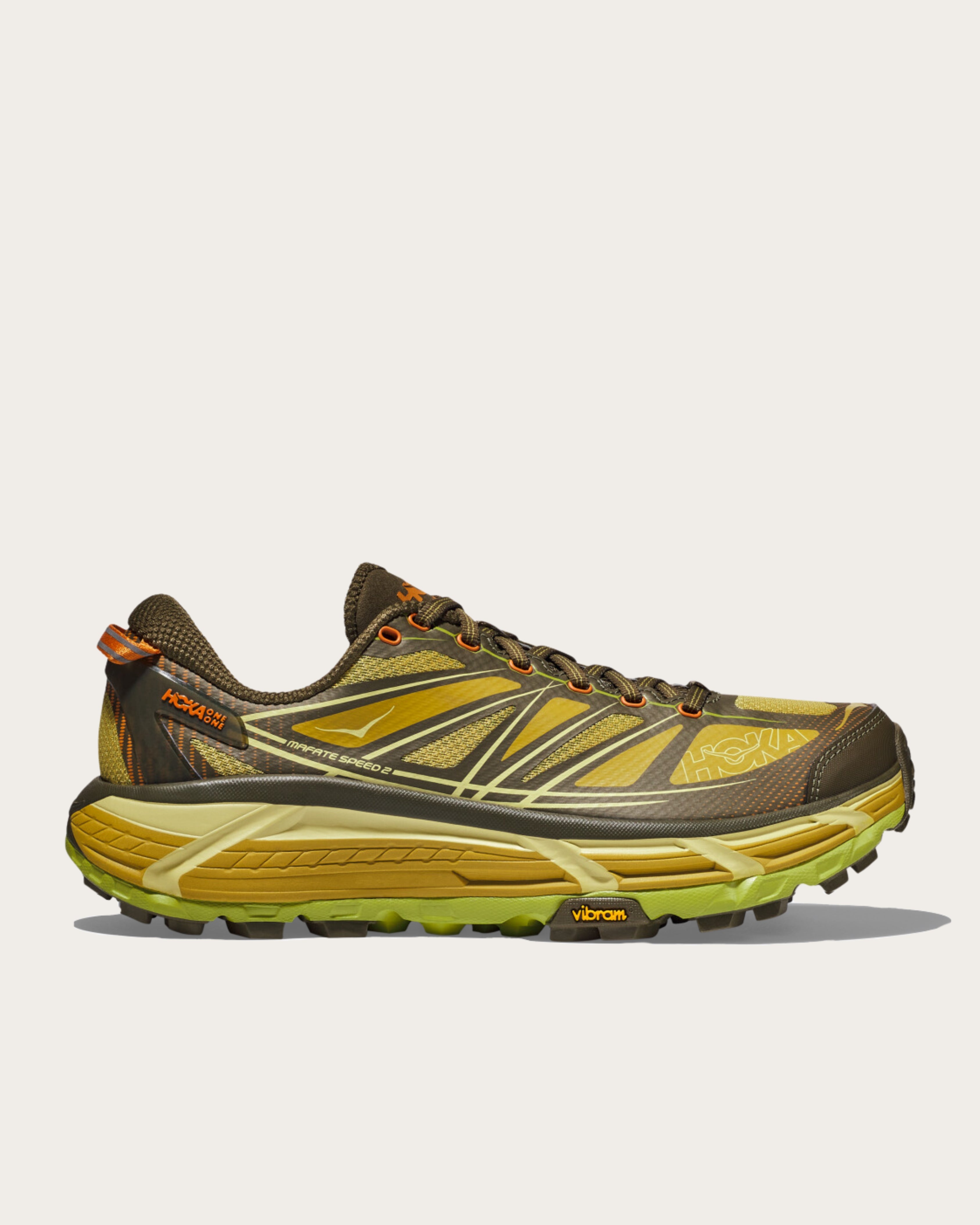 Hoka Mafate 2 - Dark Olive / Golden Lichen