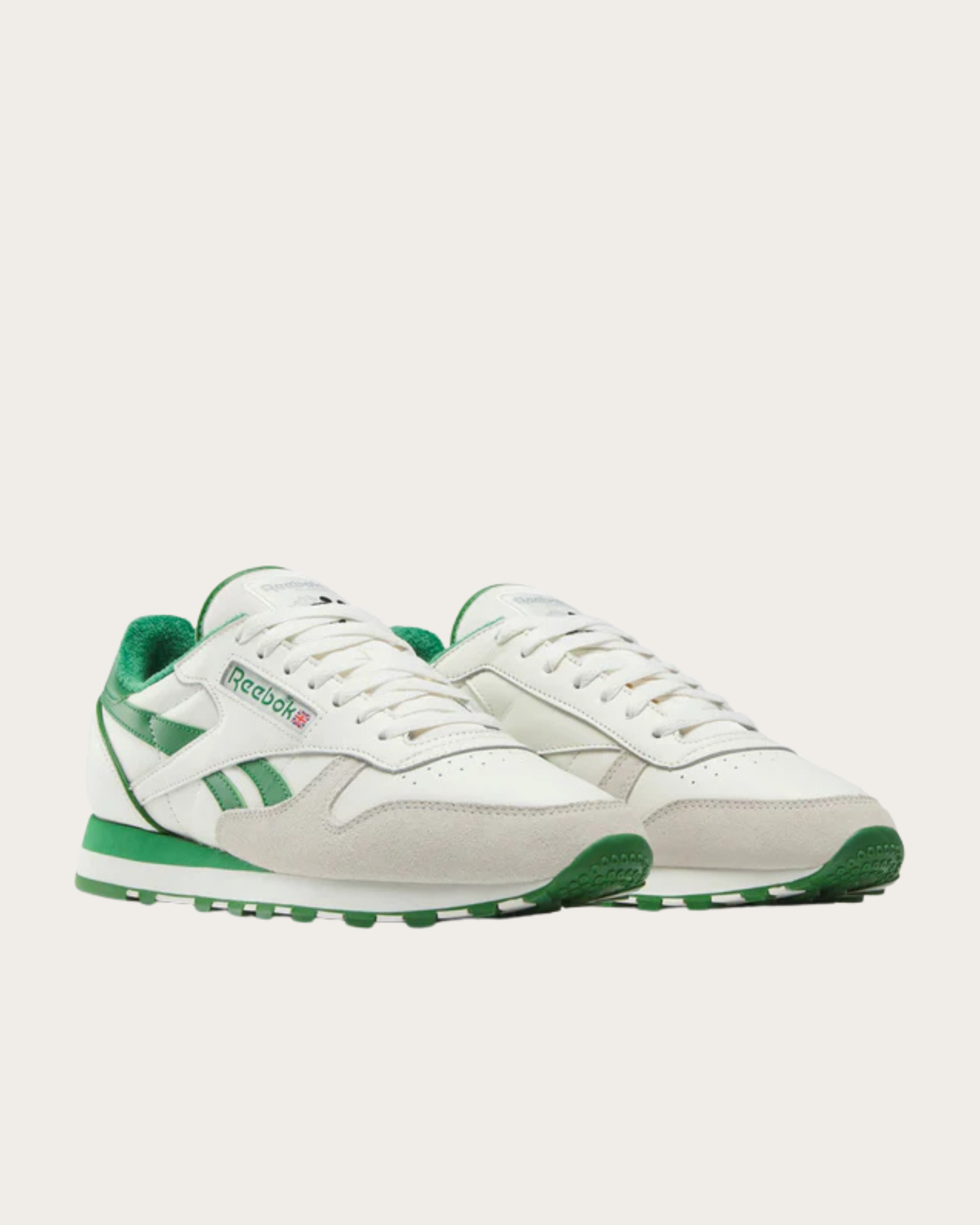 REEBOK U CLASSIC LEATHER 1983 VINTAGE - CHALK / GLEN GREEN / BLACK CHALK