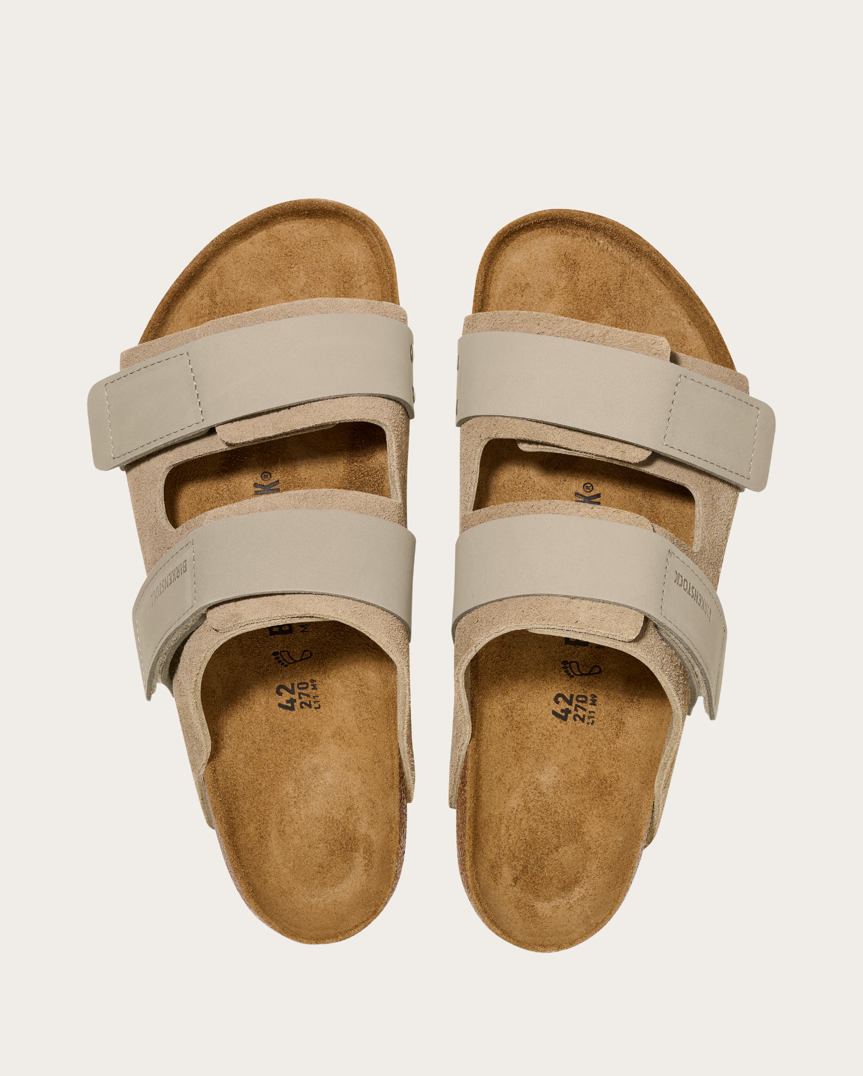 Birkenstock Uji Suede & Nubuck Leather - Taupe
