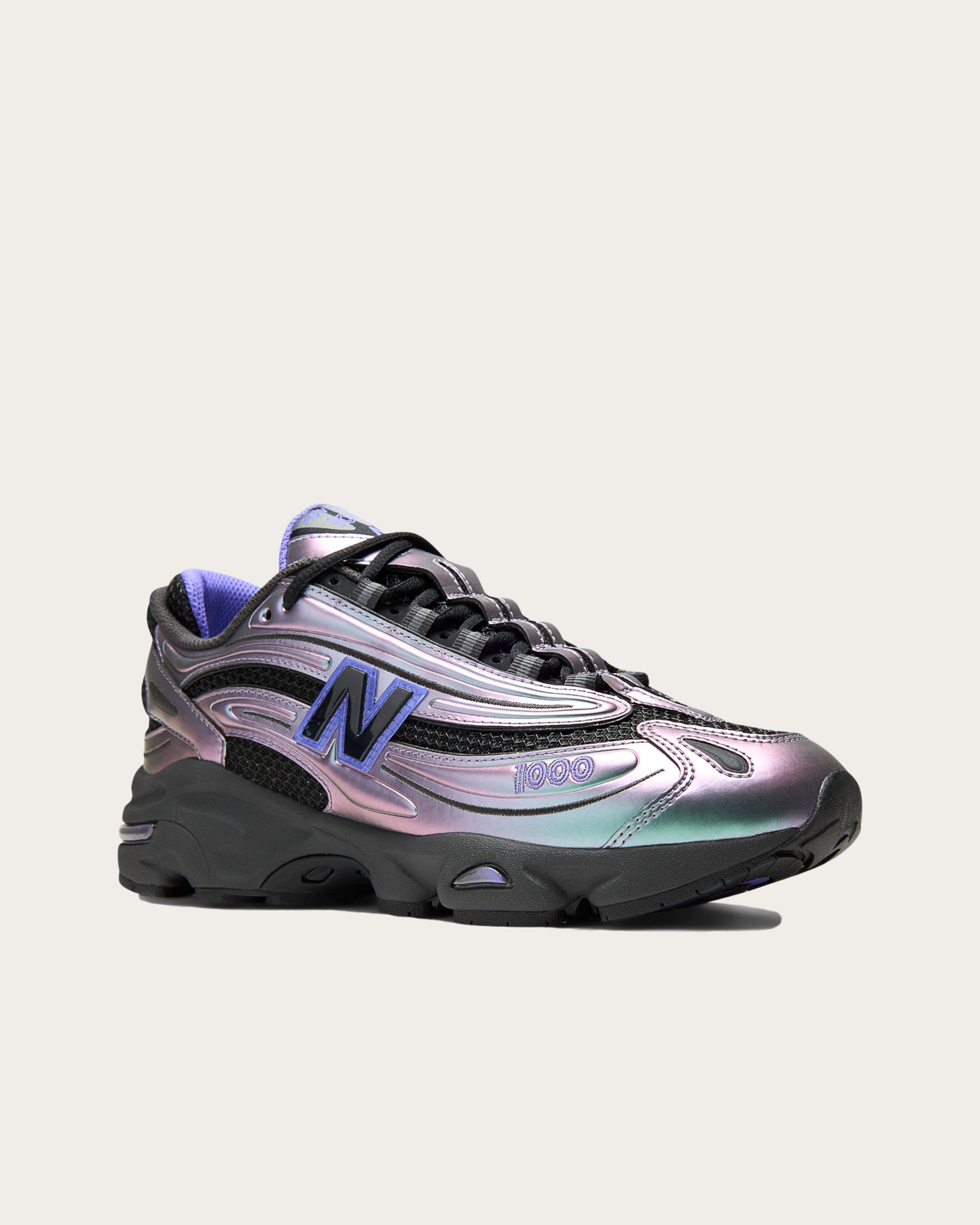 New Balance M1000 - Faded Black with Electric Indigo