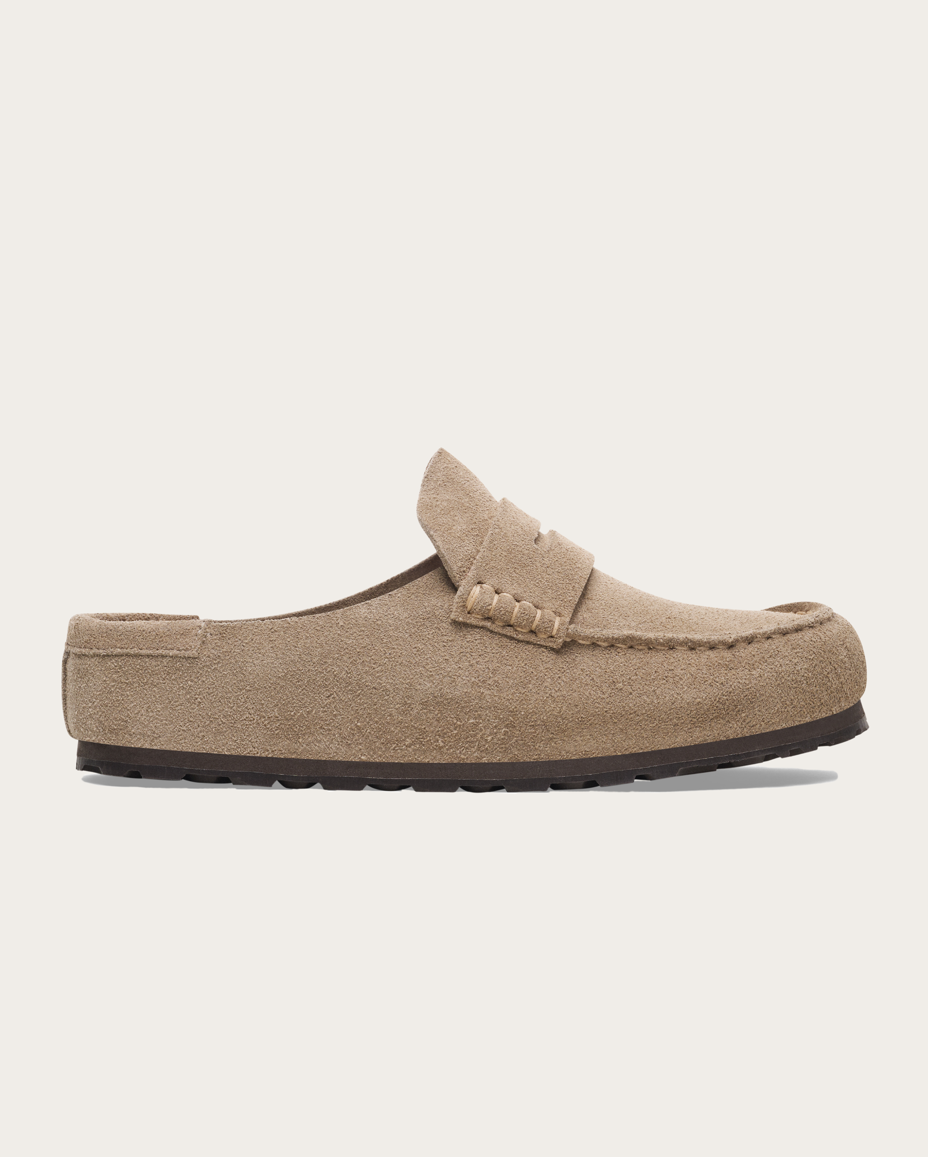 Birkenstock - Naples Wrapped Taupe Suede Leather