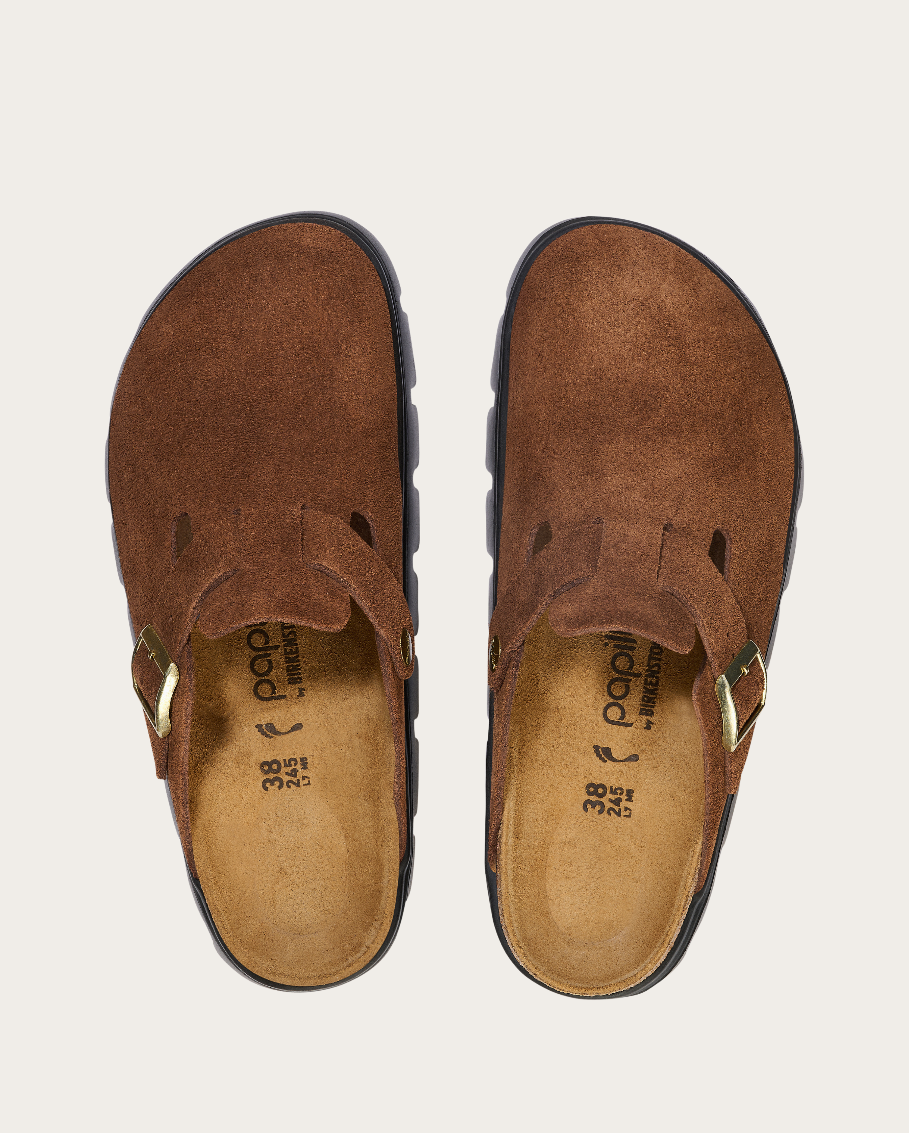Birkenstock Boston Chunky Suede Leather