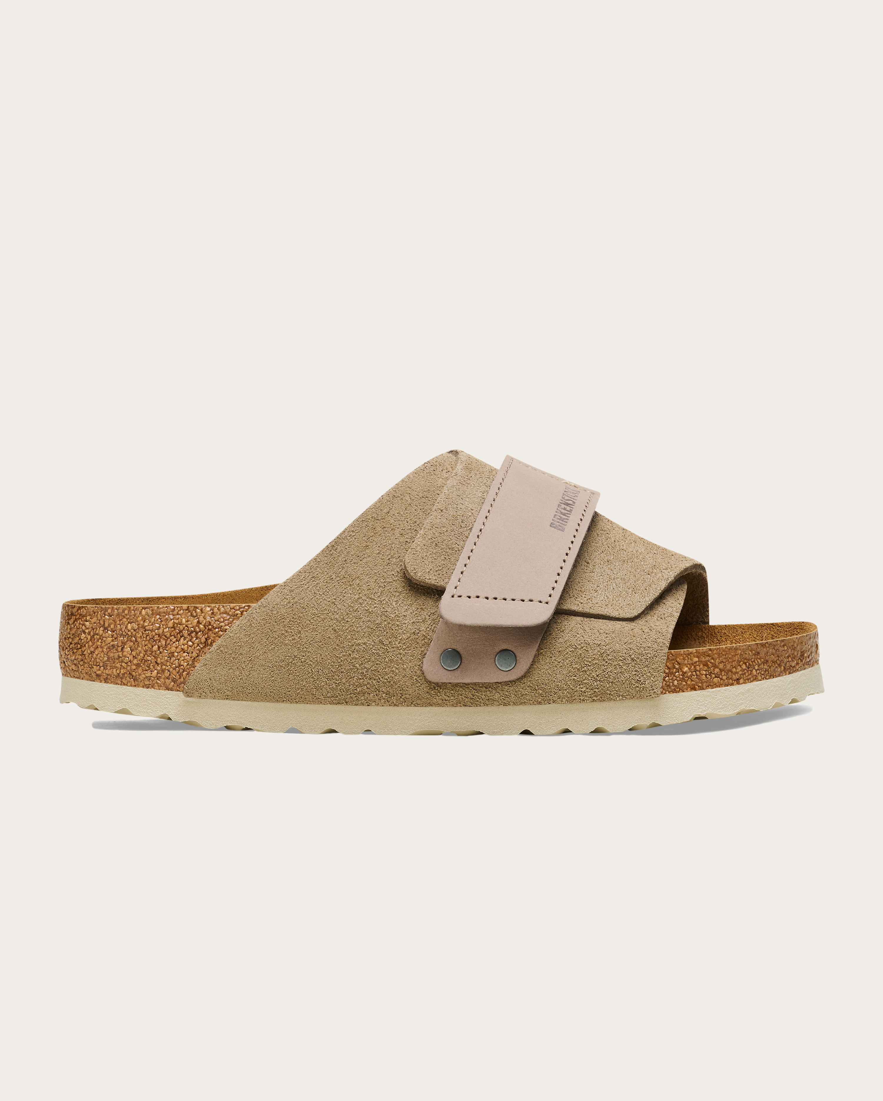 Birkenstock - Kyoto Taupe Suede/Nubuck Leather