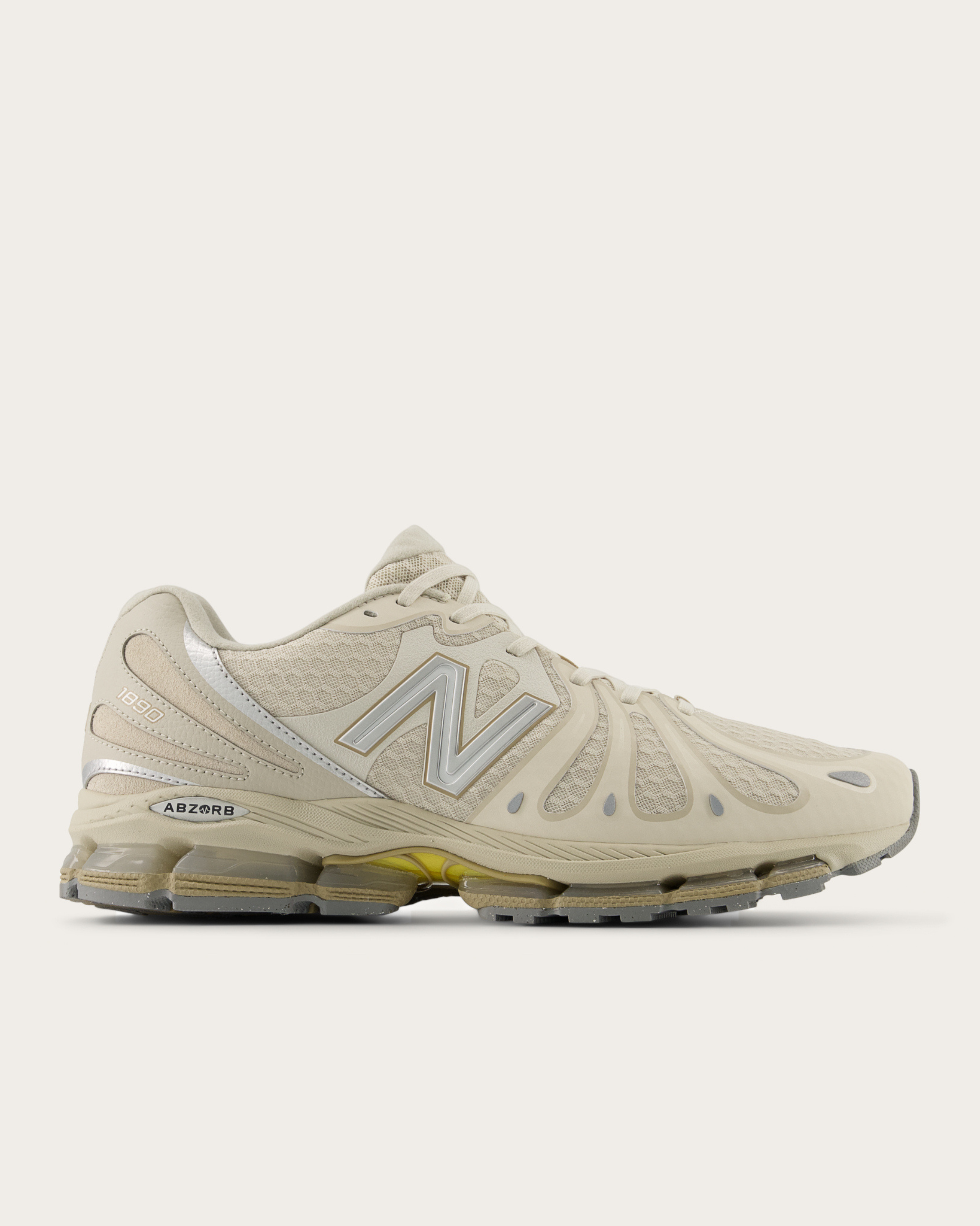 New Balance 1890 - Linen with Punch Yellow