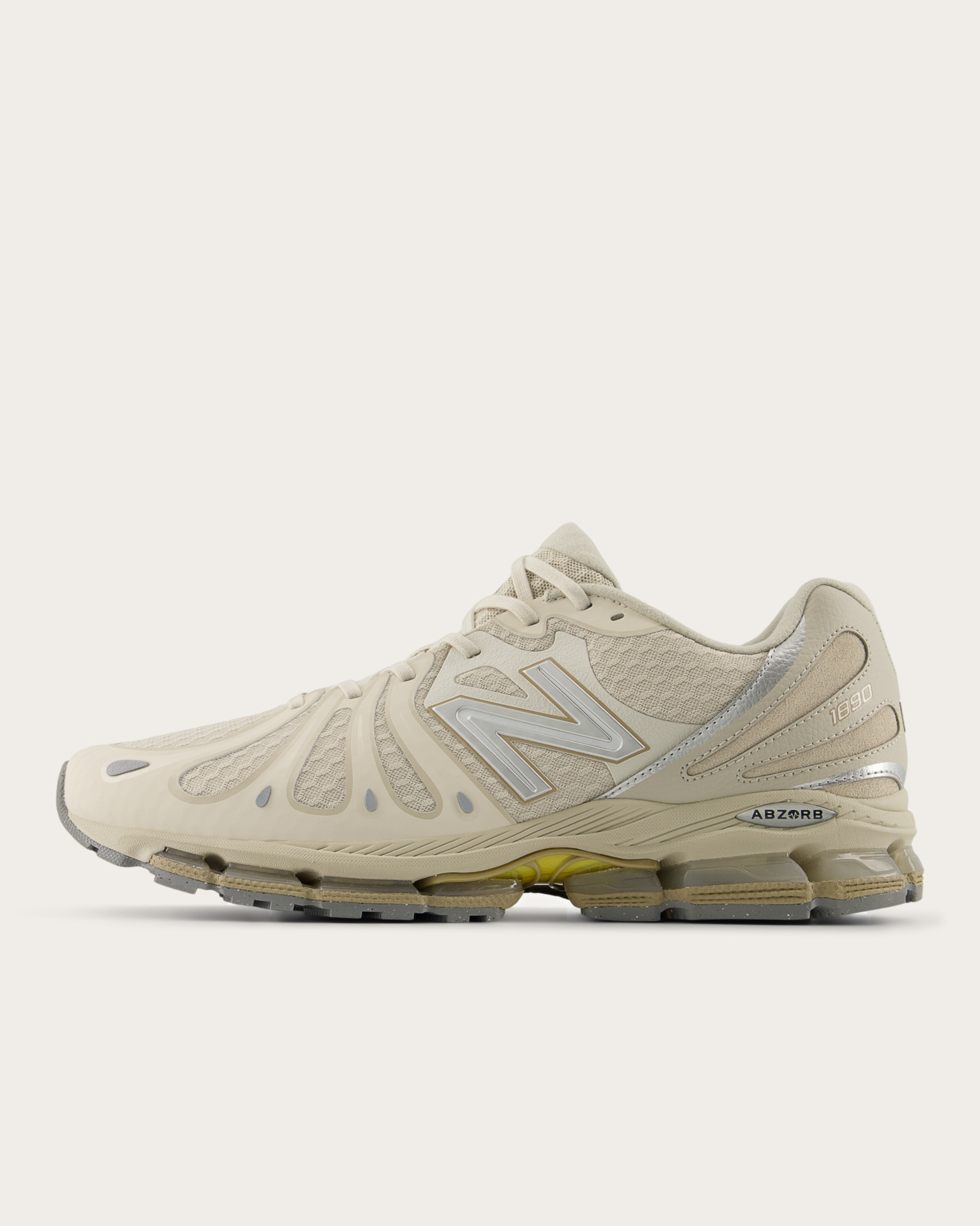New Balance 1890 - Linen with Punch Yellow