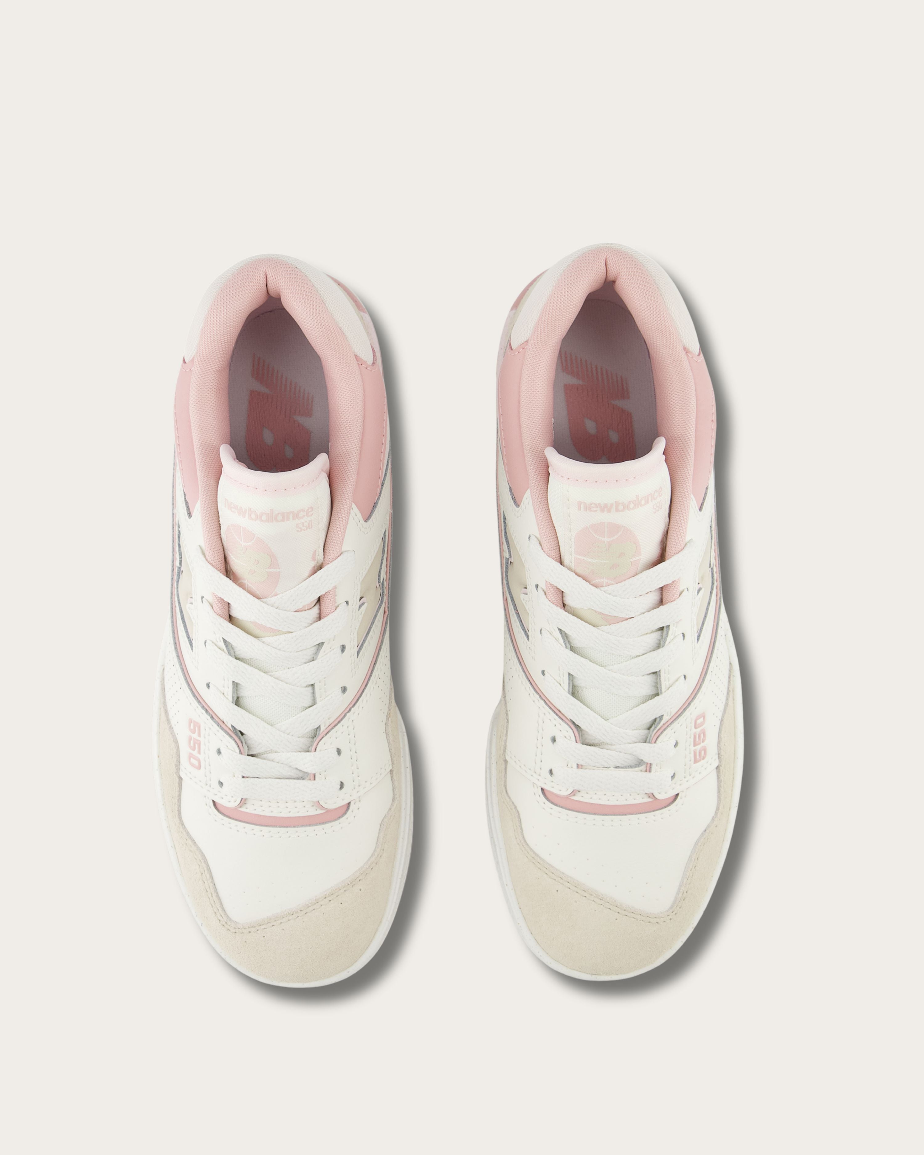 New Balance - 550 Sea Salt with Pink Granite and Orb Pink
