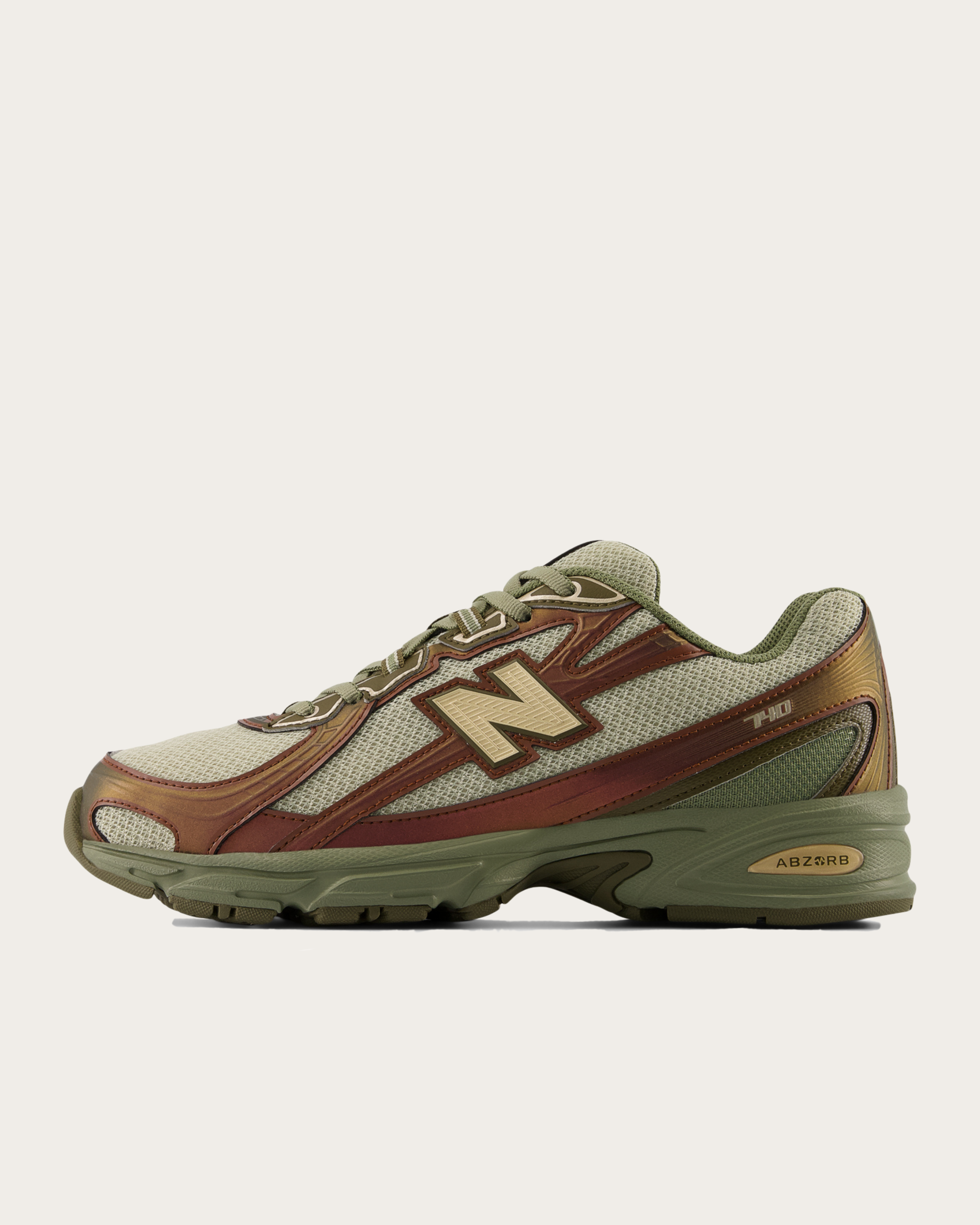 New Balance 740 - Woodland with Dark Olivine and Shipyard