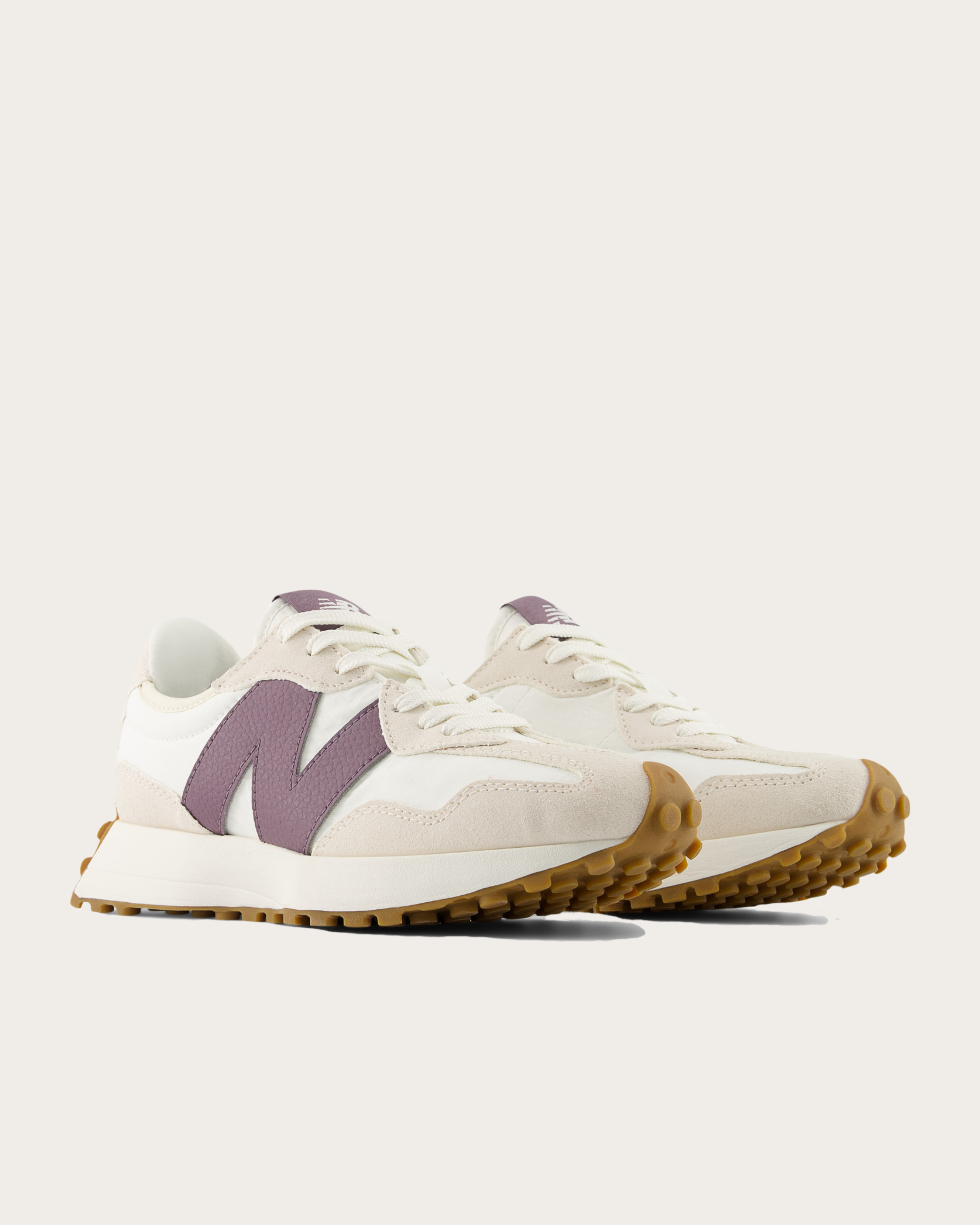 New Balance 327 - Linen with Sea Salt & Dark Ice Wine