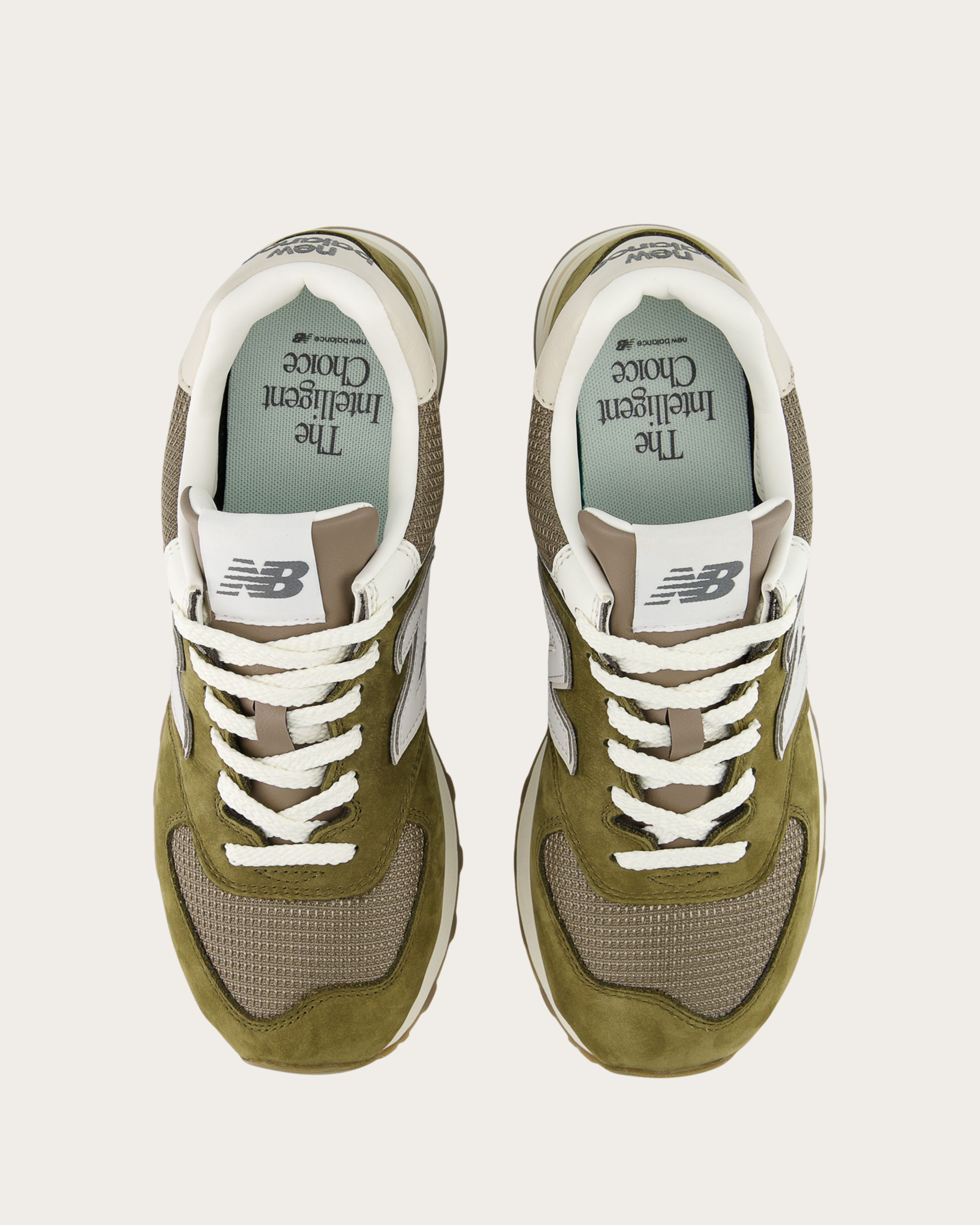 New Balance 574 - Calcium and Dark Silver Metallic