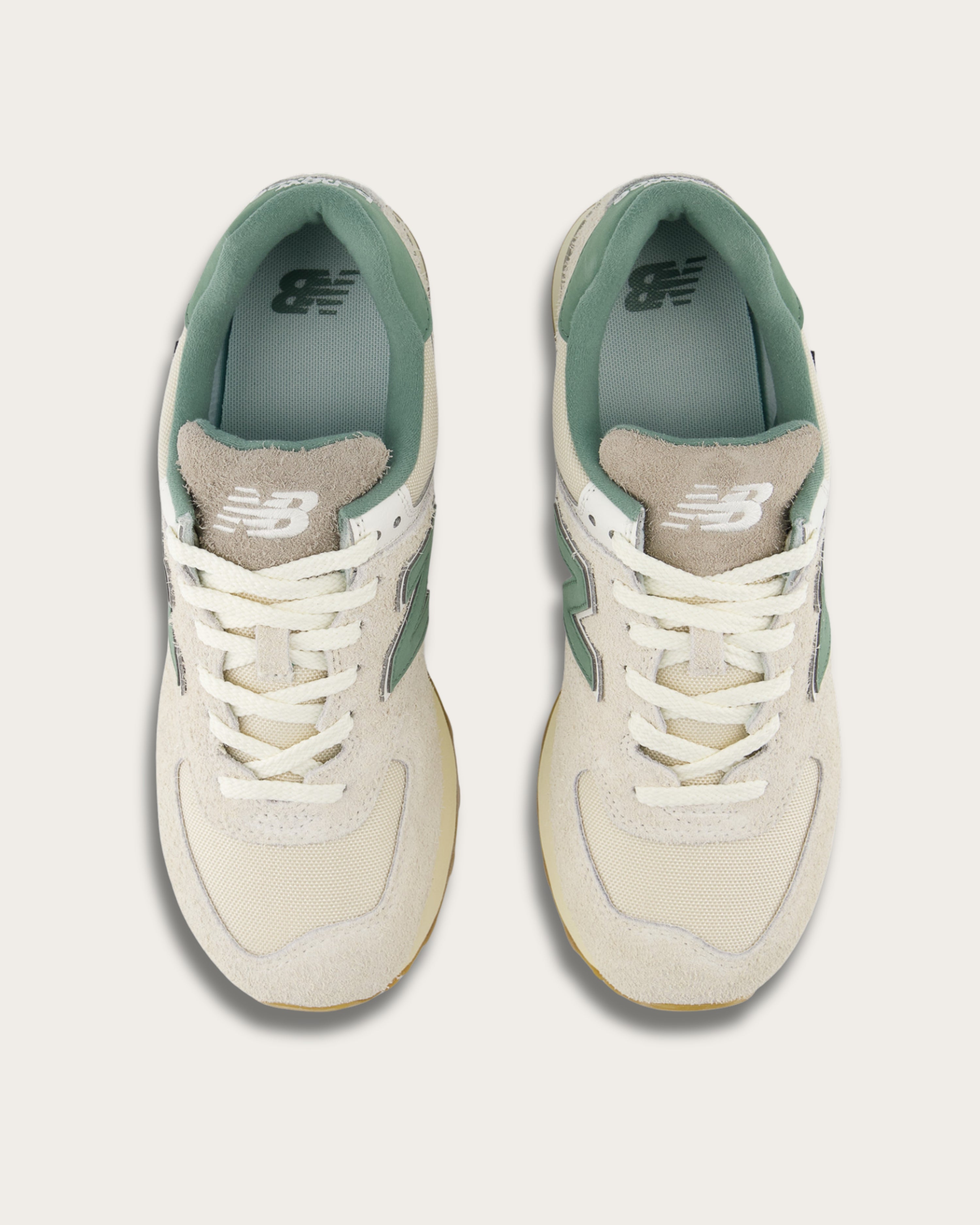 New Balance 574 - Calcium With New Spruce