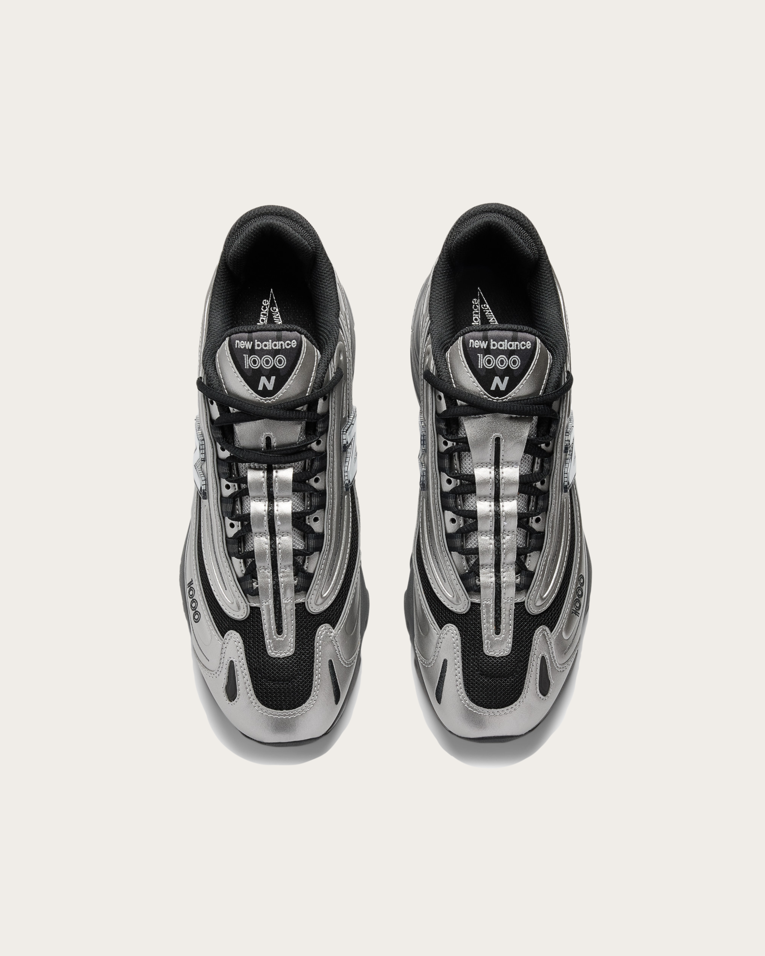 New Balance M1000 - Black Silver Metallic
