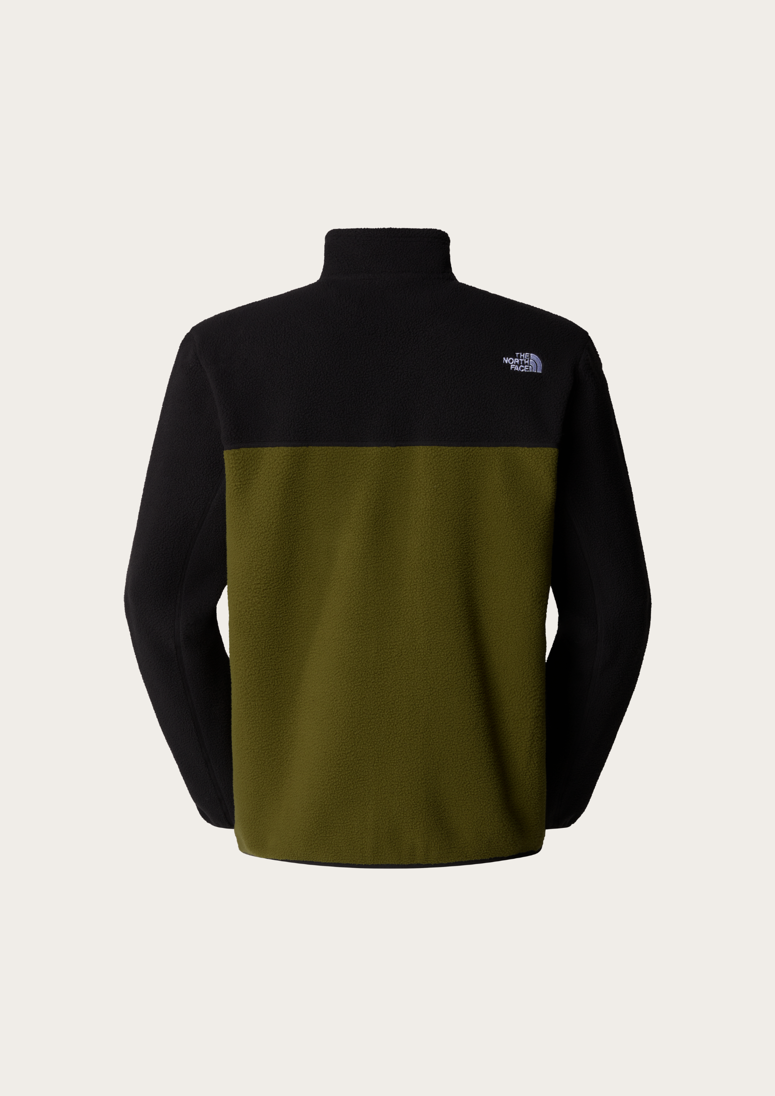 The North Face Men's Yumiori Full Zip Fleece - Forest Olive/ Black/ Orange