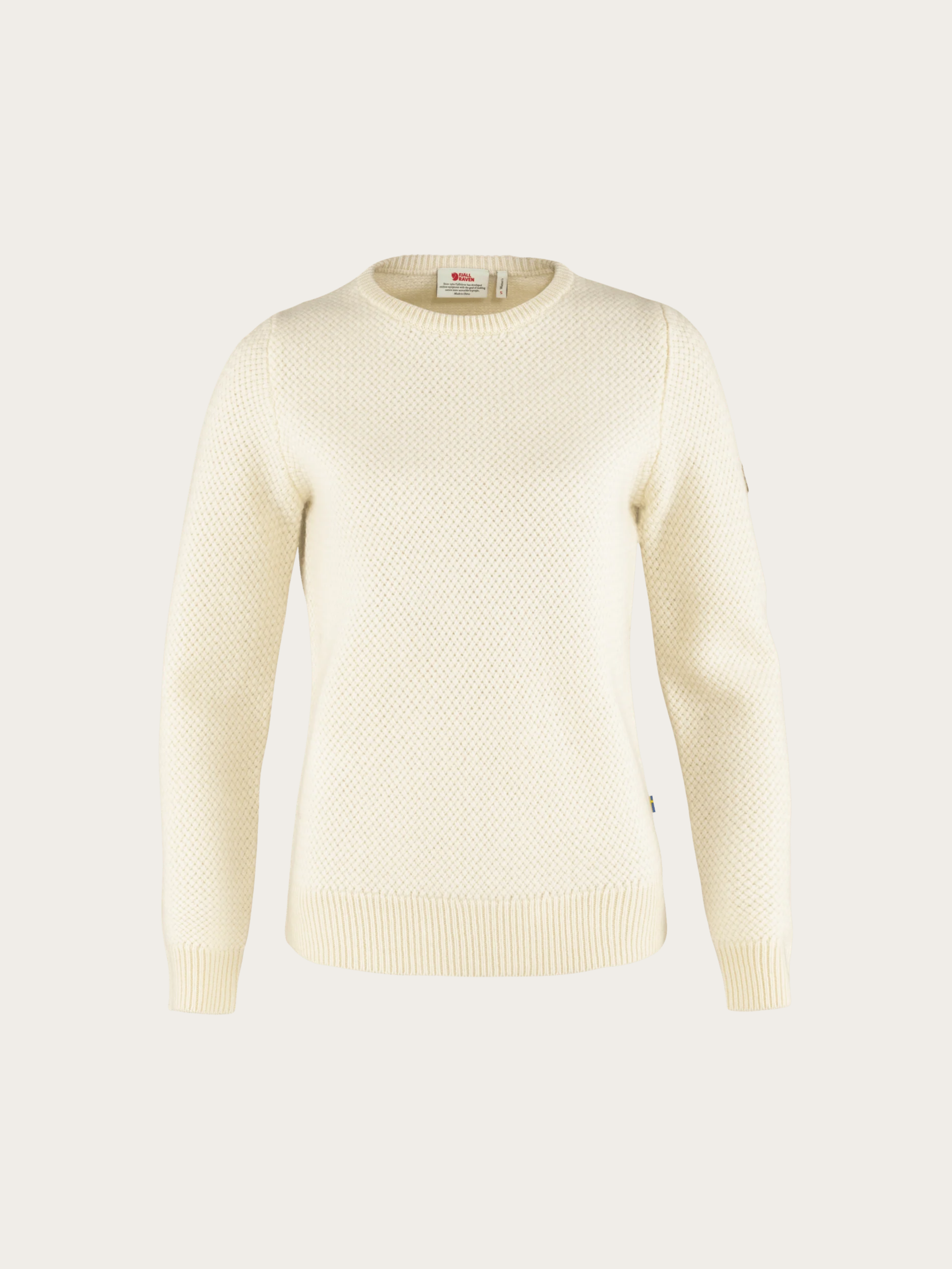 Fjällraven Ovik Structure Sweater W - Chalk White