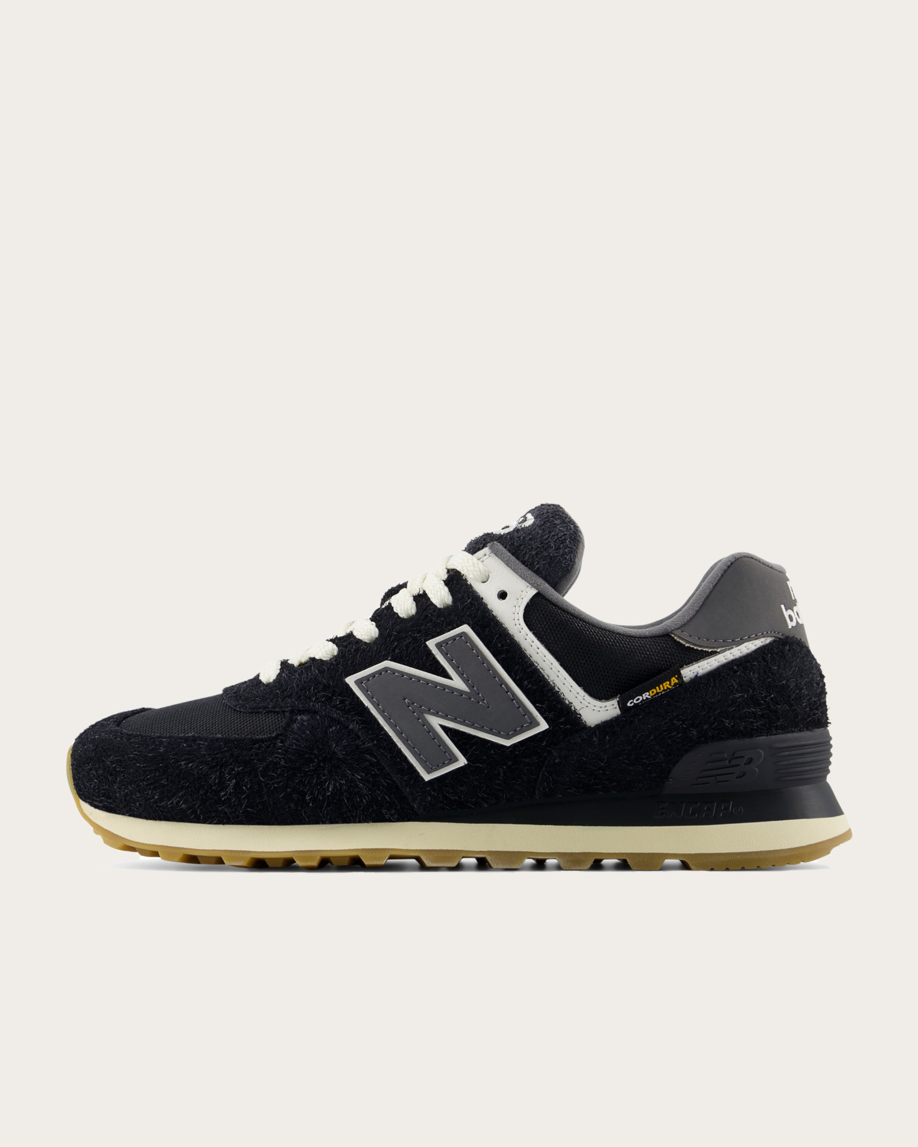 New Balance 574 - Black with Green