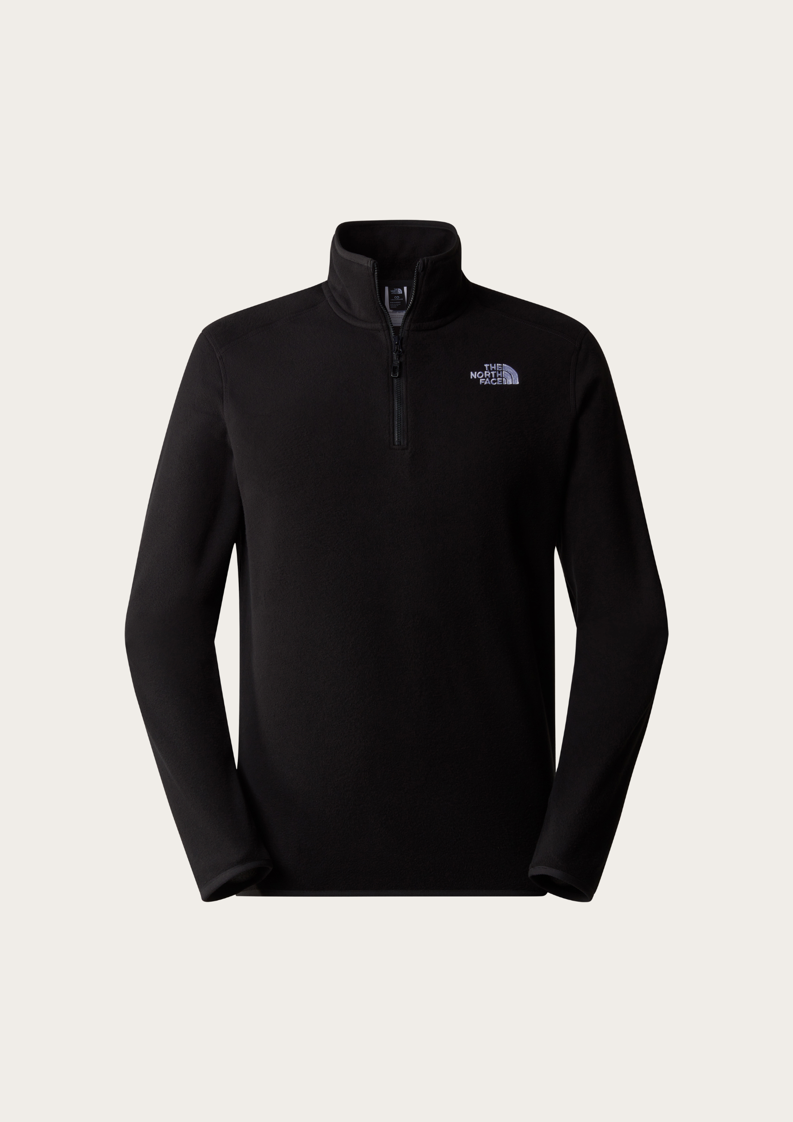 The North Face Men's 100 Glacier 1/4 Zip Fleece - Black