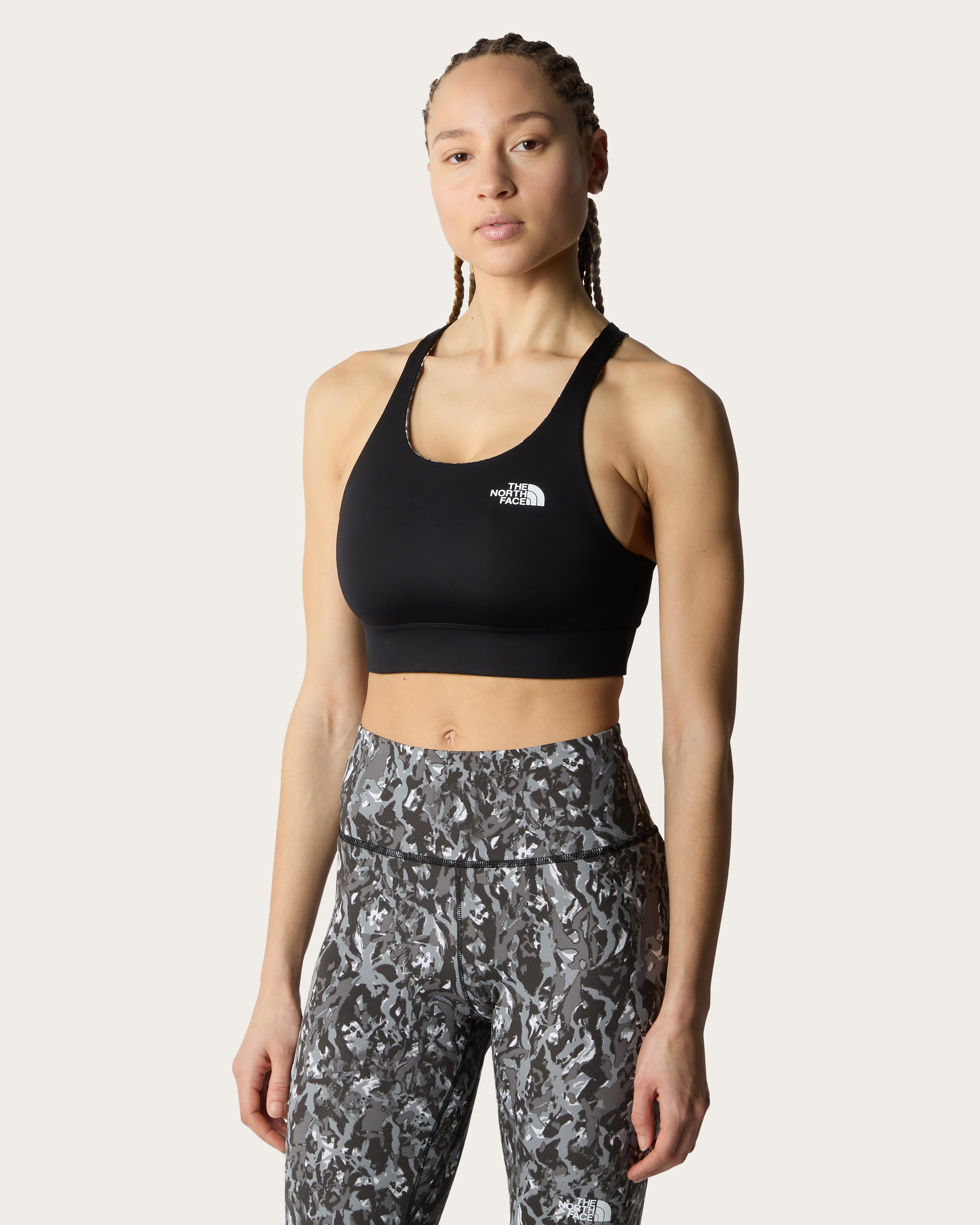 The North Face Women's Flex Bra Print - Grey Lighting Print