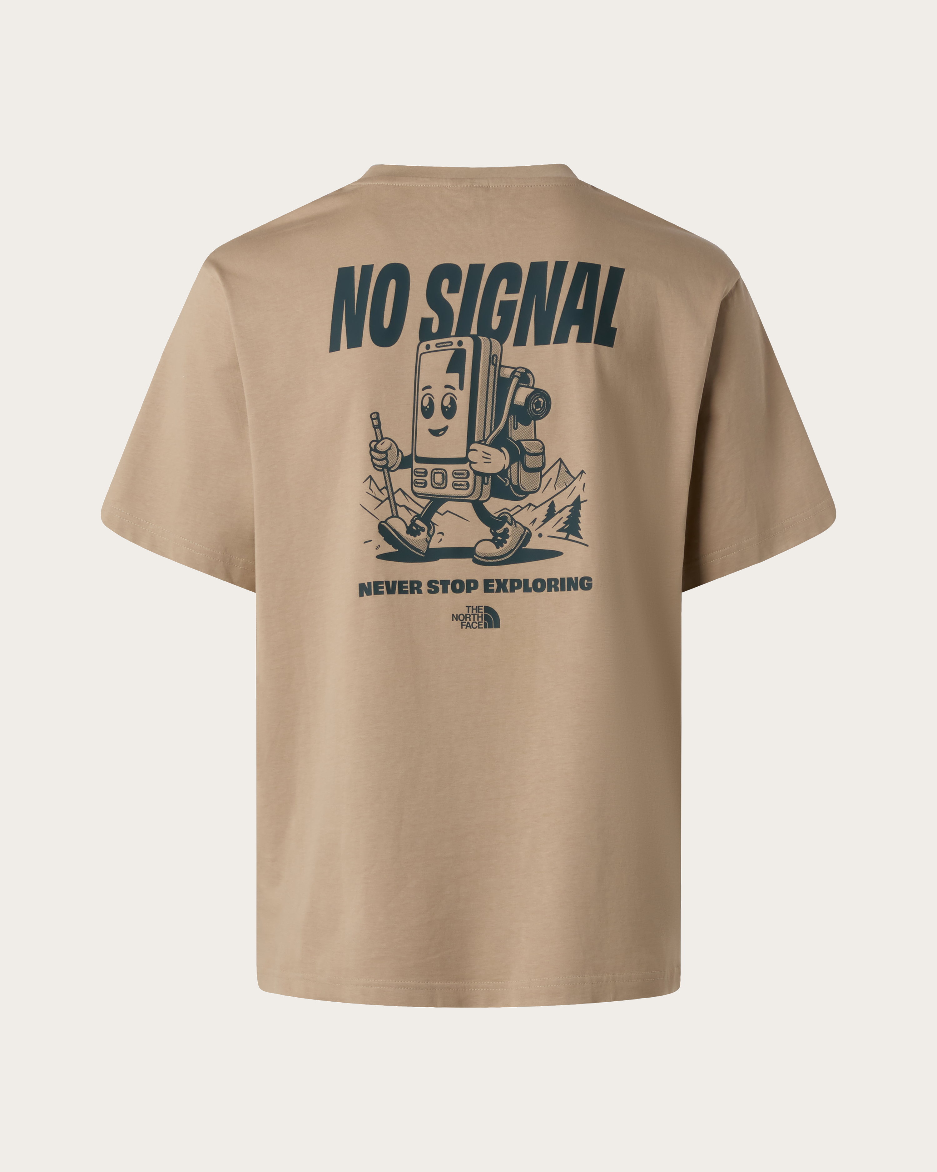 The North Face U No Signal Relaxed S/S Tee - Mushroom Grey