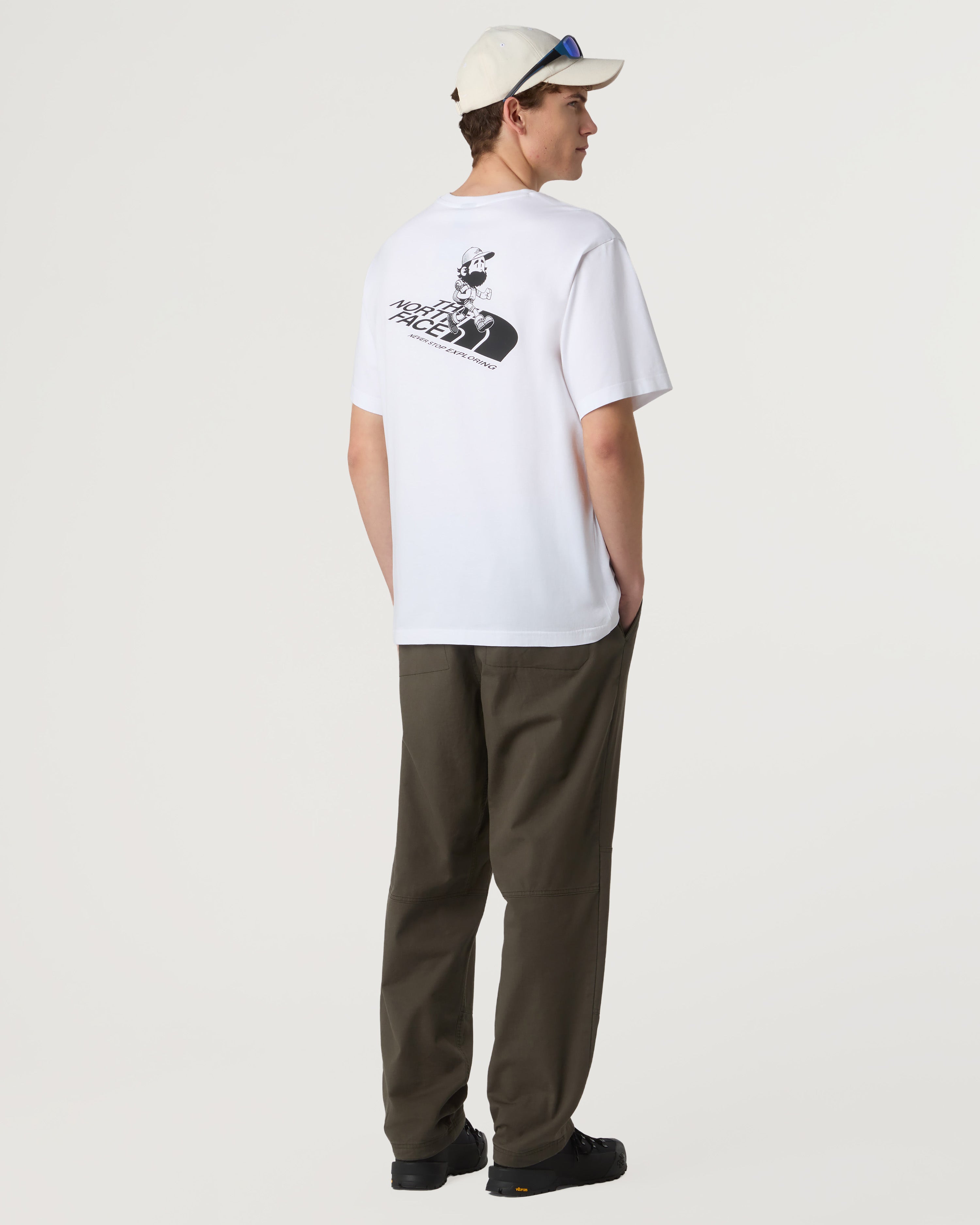The North Face - U Run Graphic Relaxed S/S Tee - TNF White