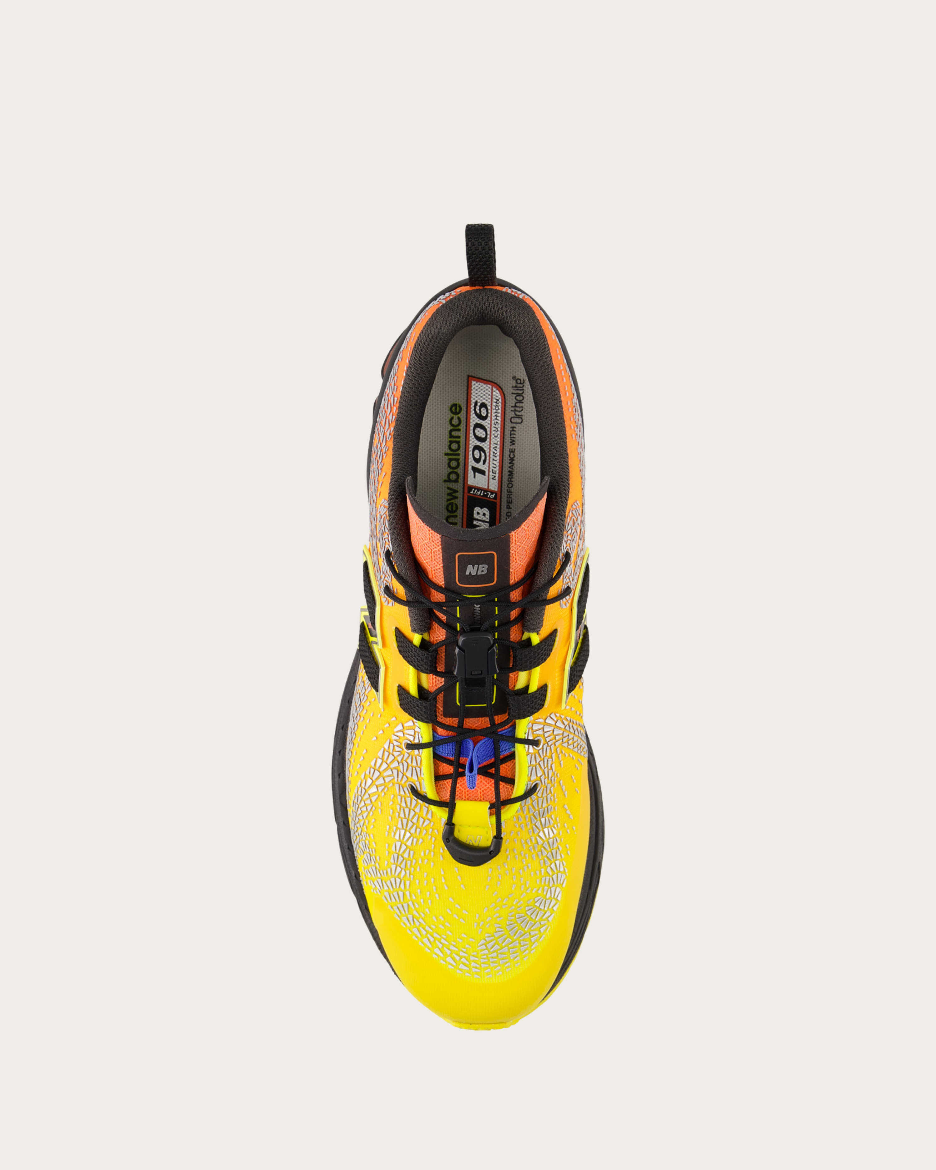 New Balance 1906 - Punch Yellow with Tangerine Heat and Black