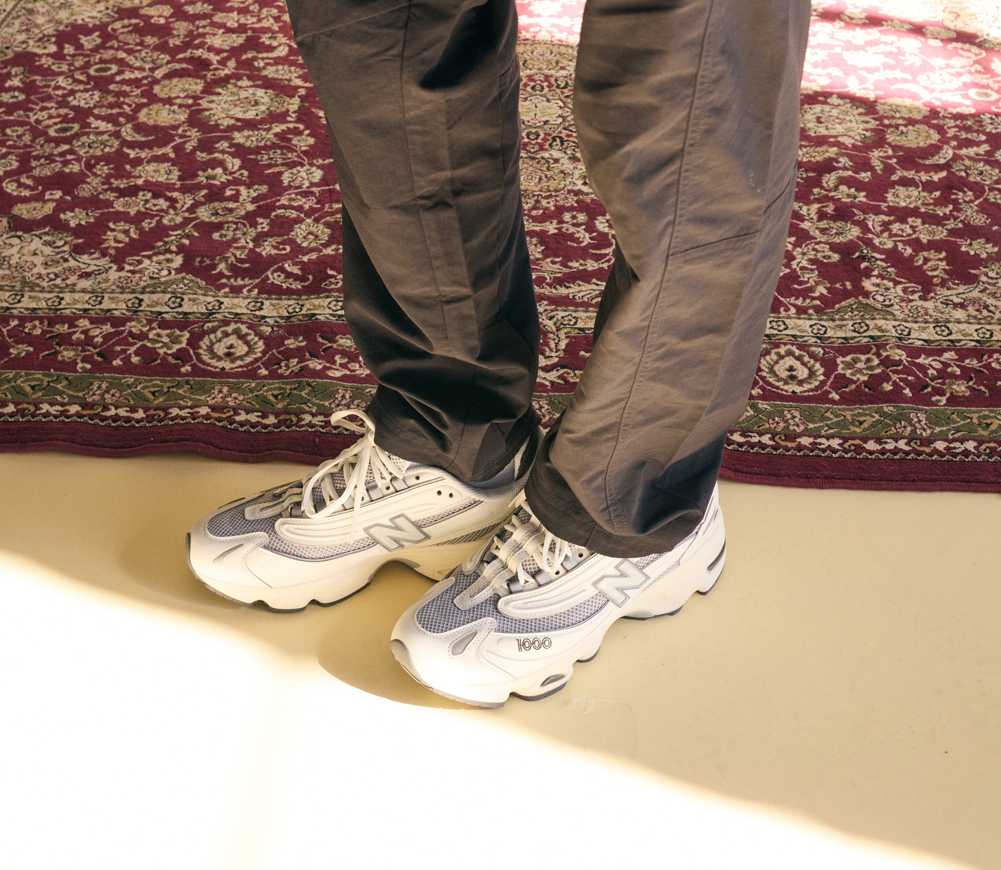 New Balance M1000 - Sea Salt with Grey