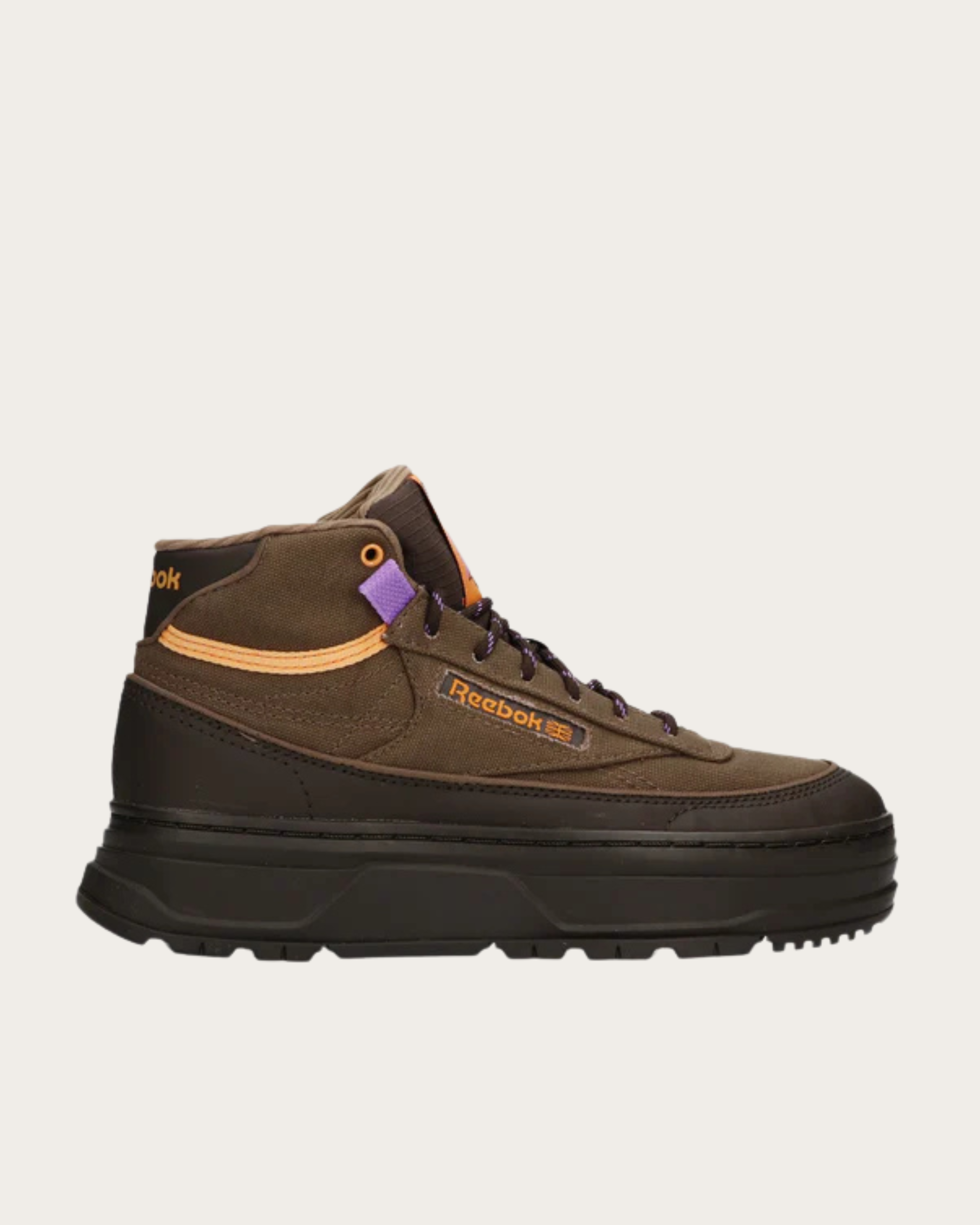 Reebok Club C Geo Mid - Dark matter, utility brown & washed peach