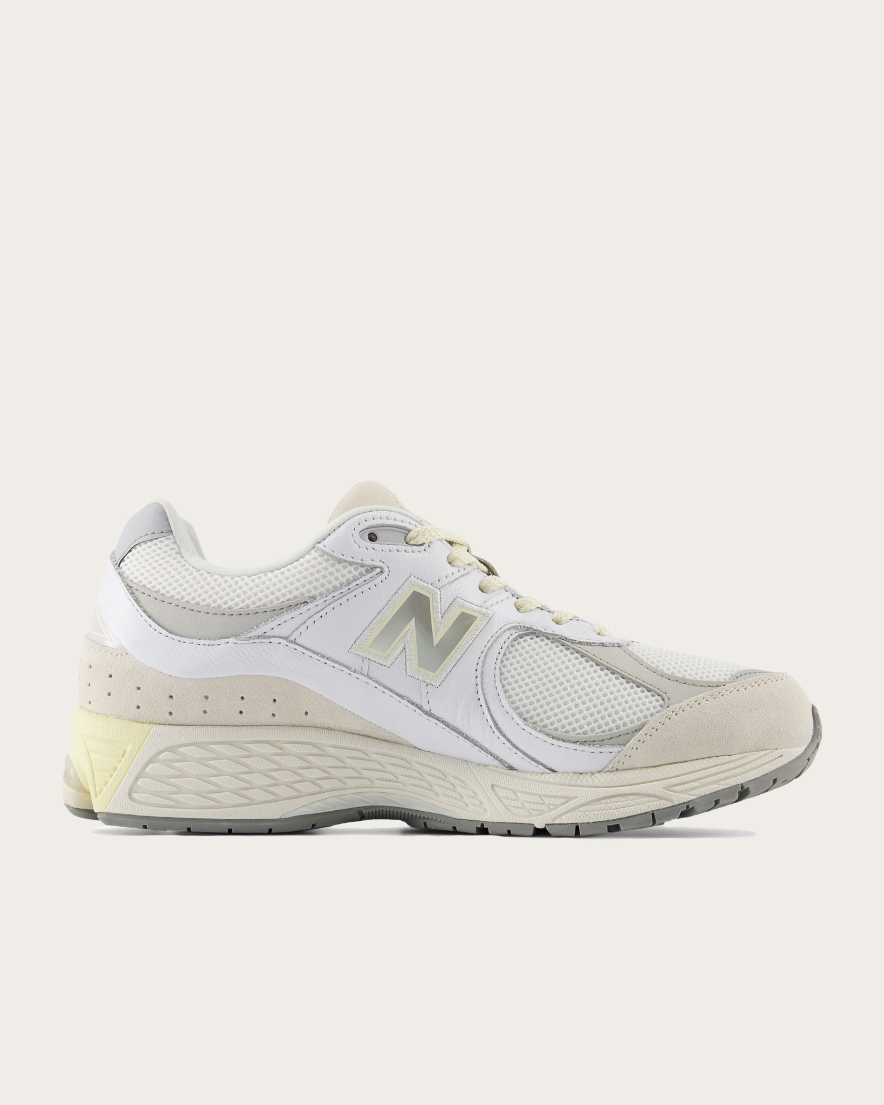 New Balance 2002R - White with Slate Grey