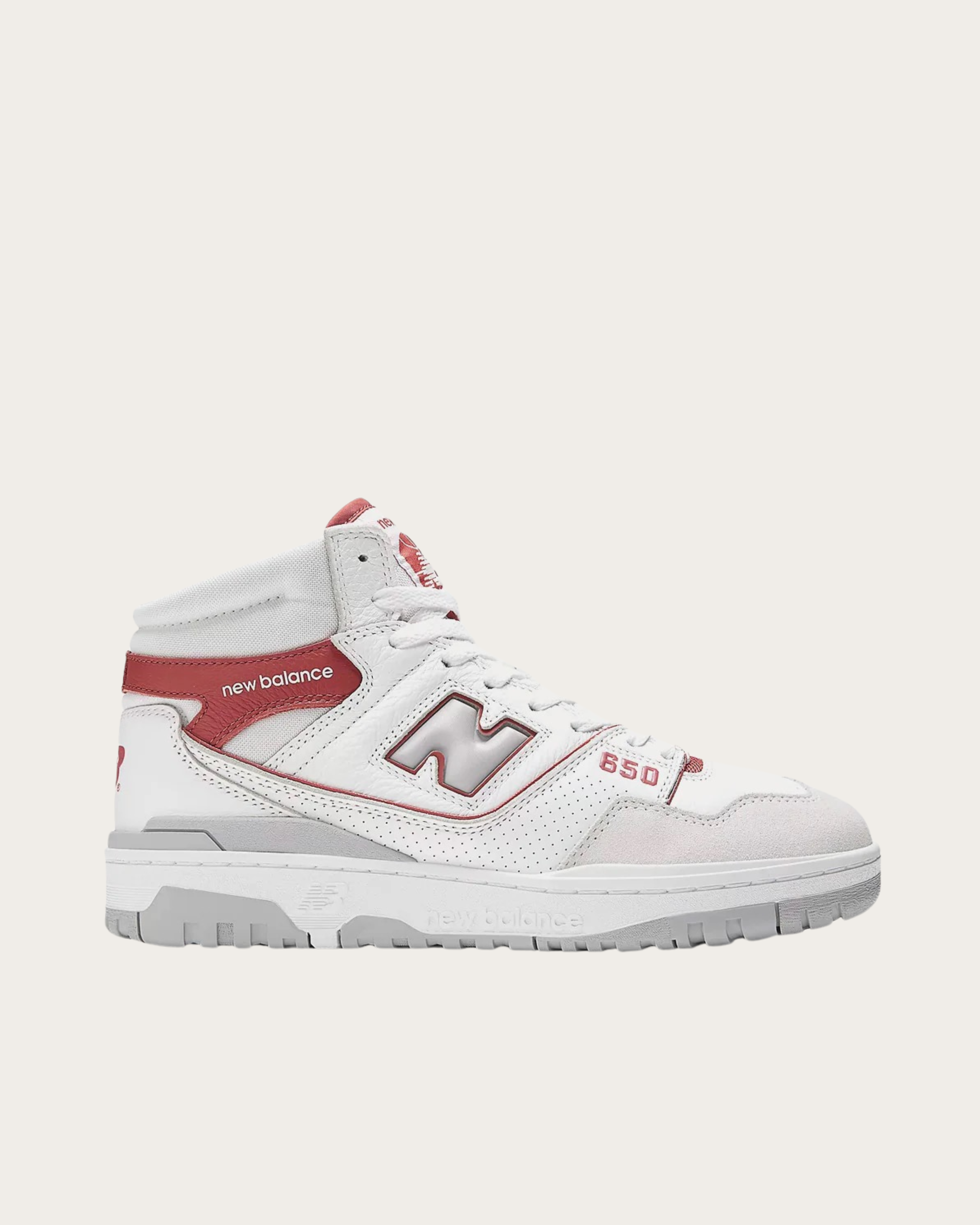 New Balance- 650 White with Astro Dust and Angora