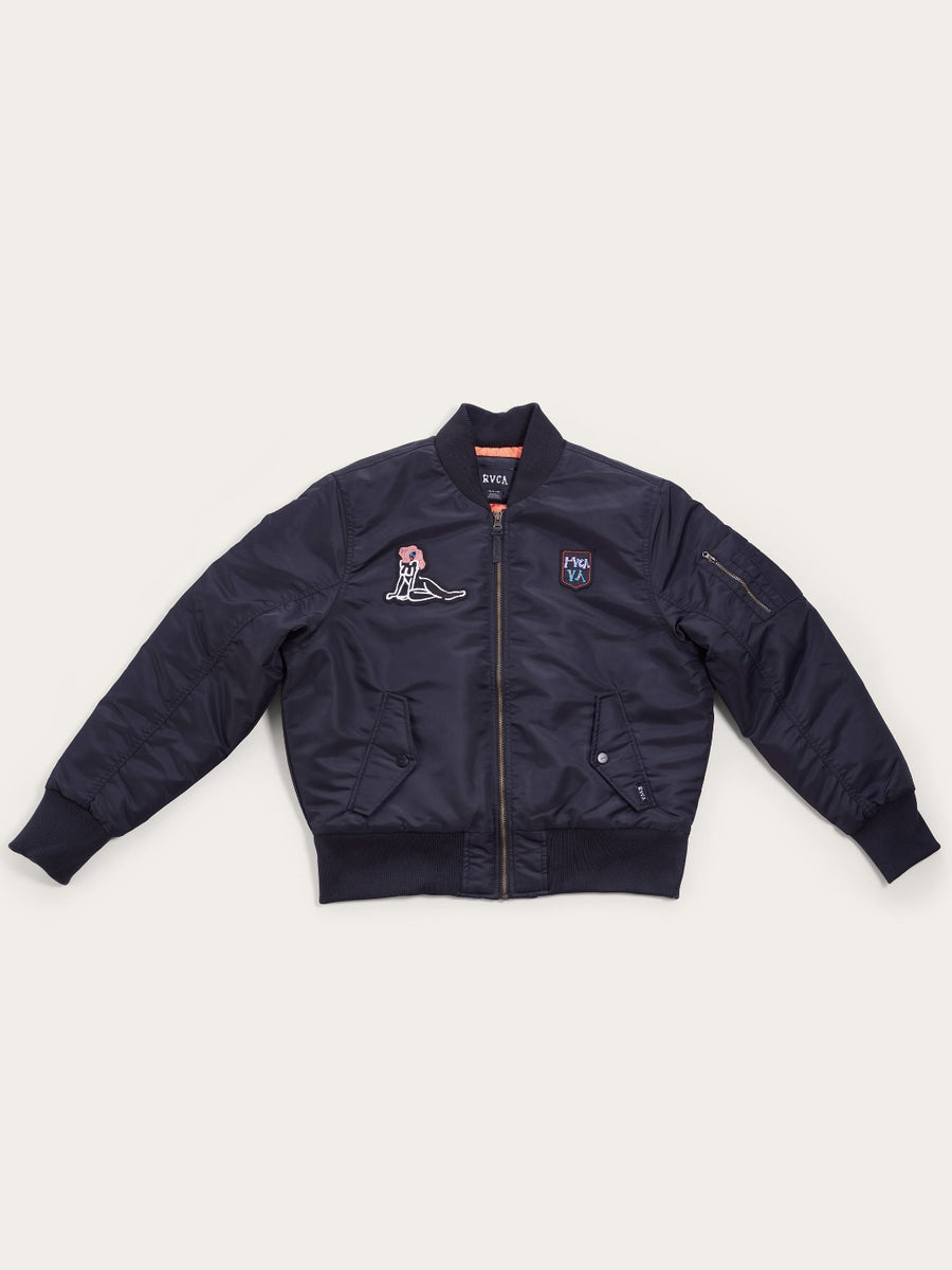 Rvca all store city bomber jacket