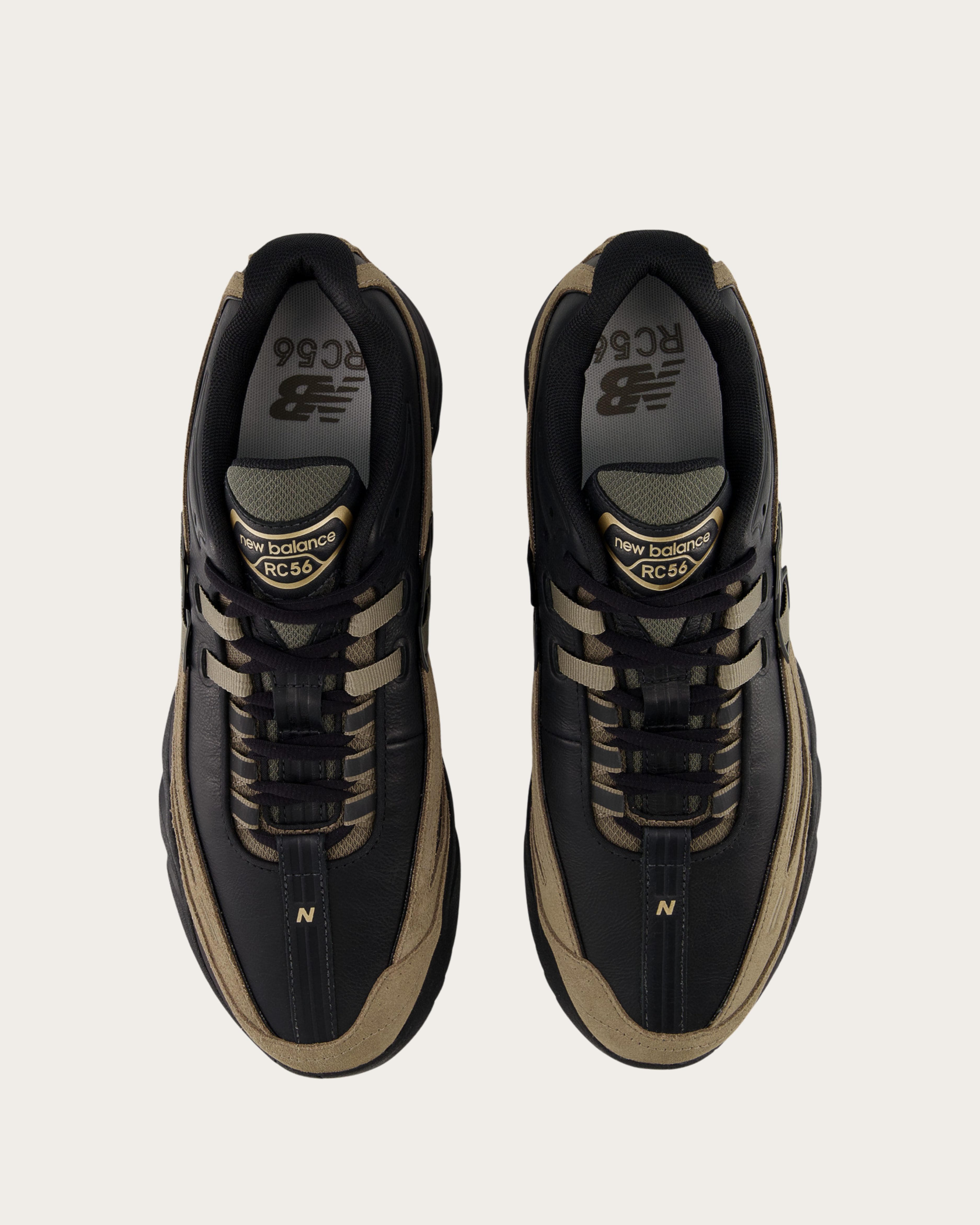New Balance RC56 - Black and Thunder Brown