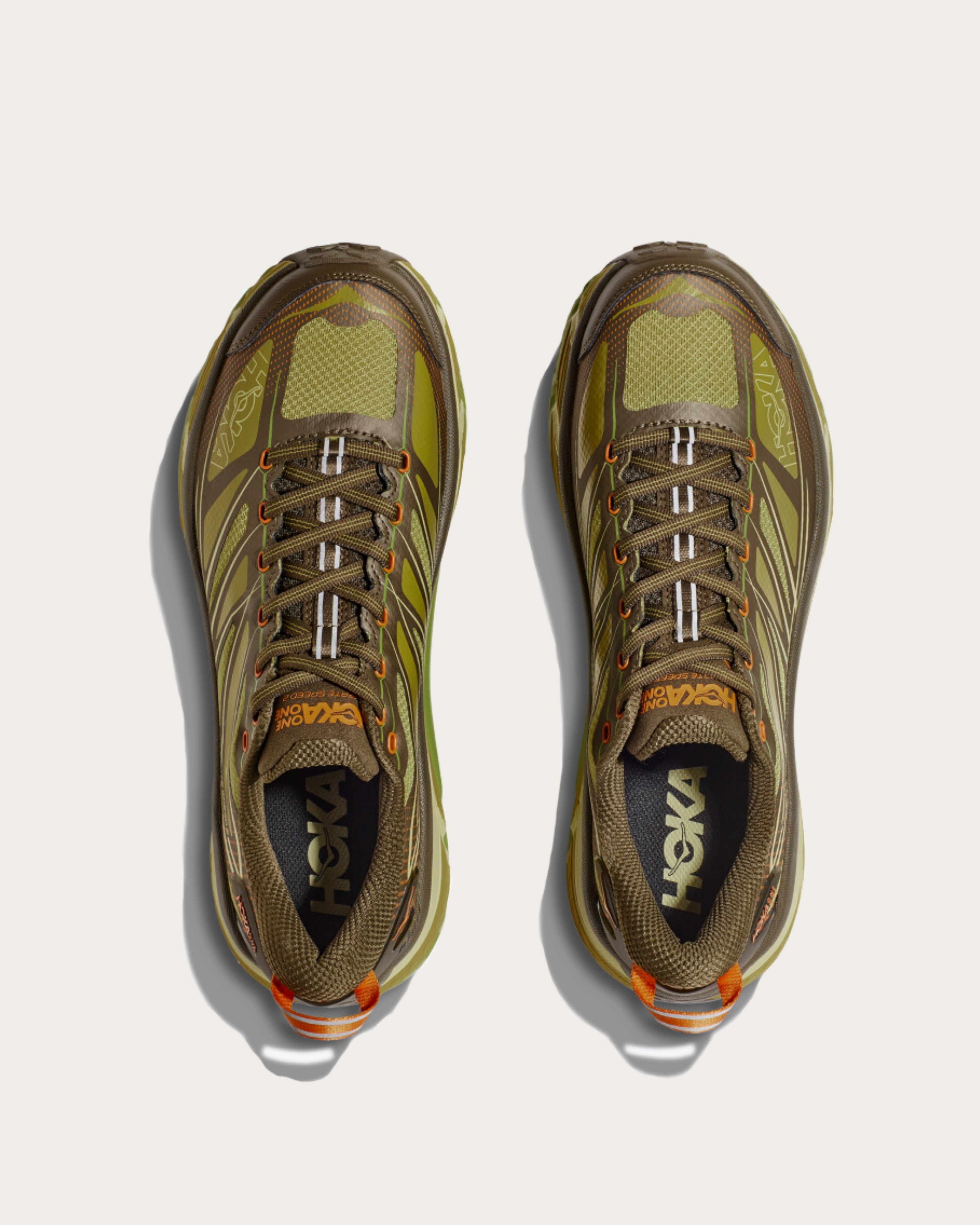 Hoka Mafate 2 - Dark Olive / Golden Lichen