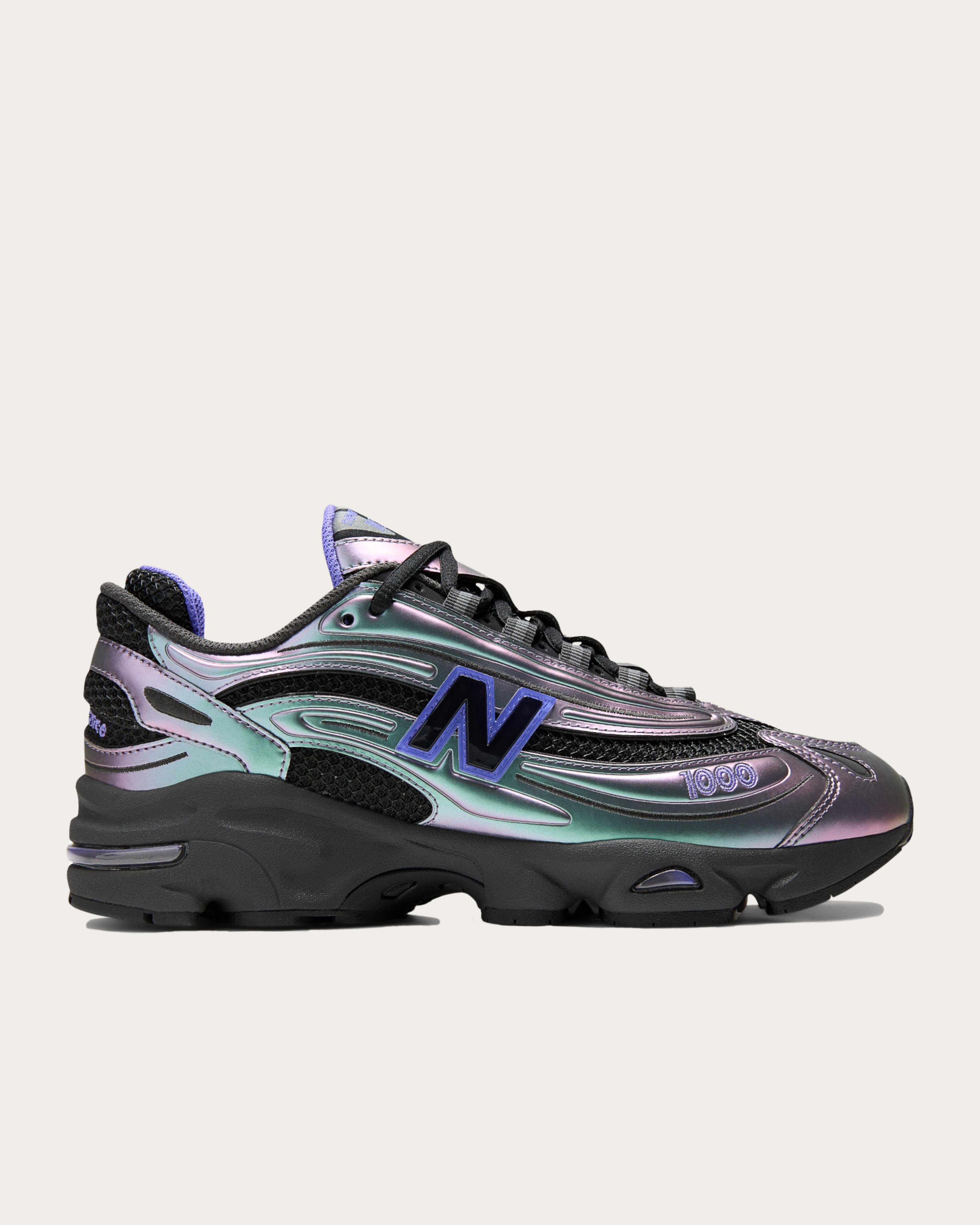 New Balance M1000 - Faded Black with Electric Indigo