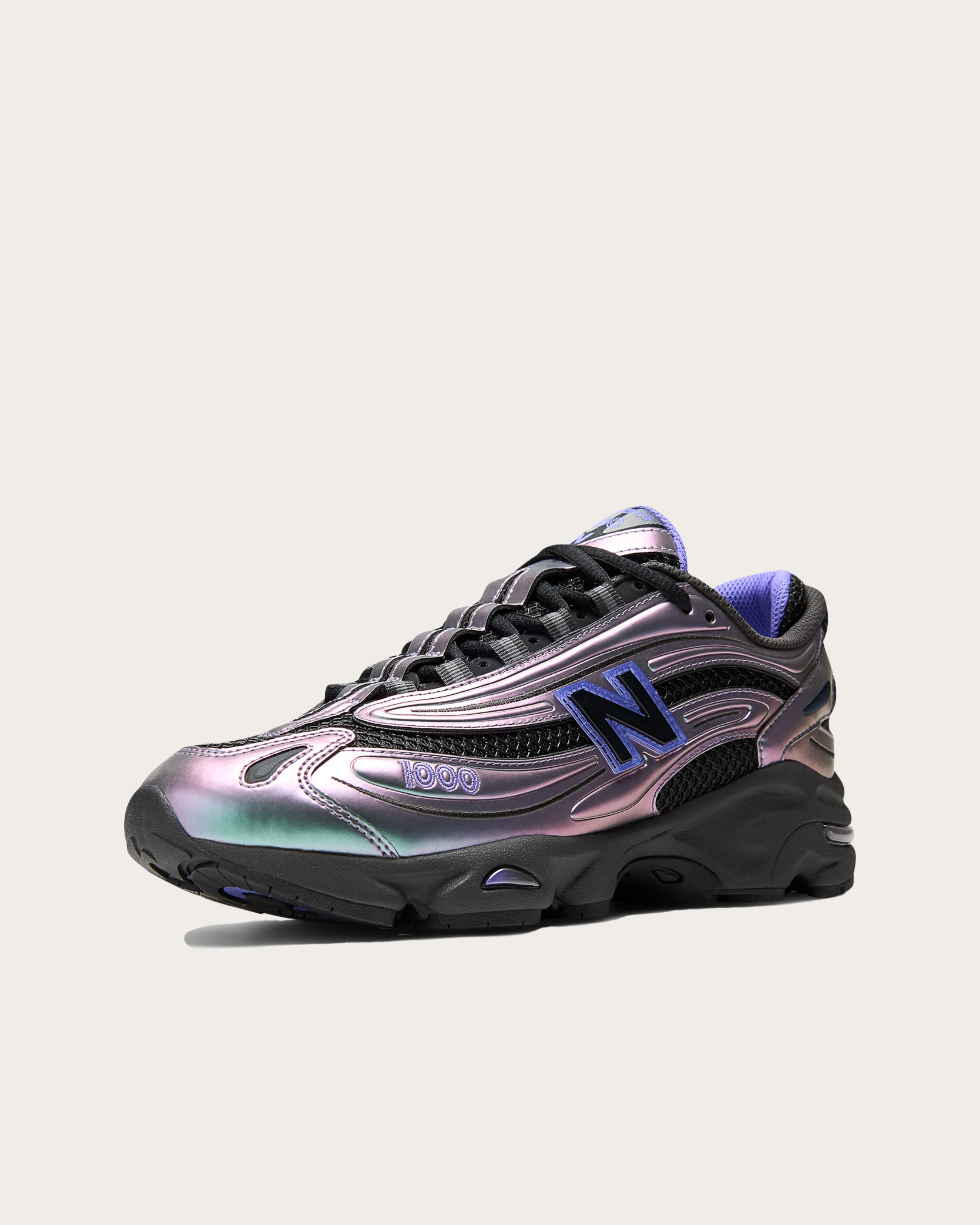 New Balance M1000 - Faded Black with Electric Indigo