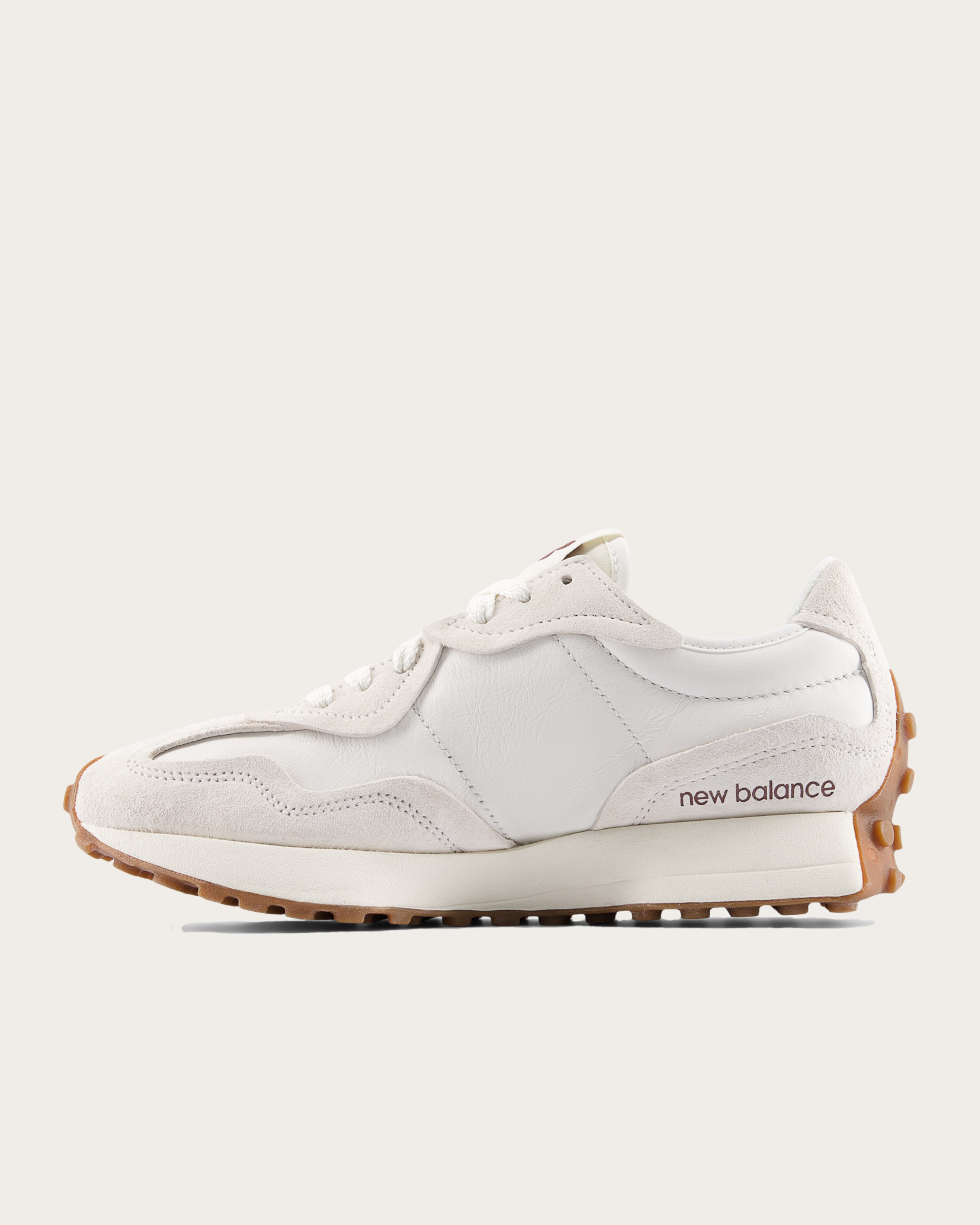 New Balance 327 - Linen with Rich Oak