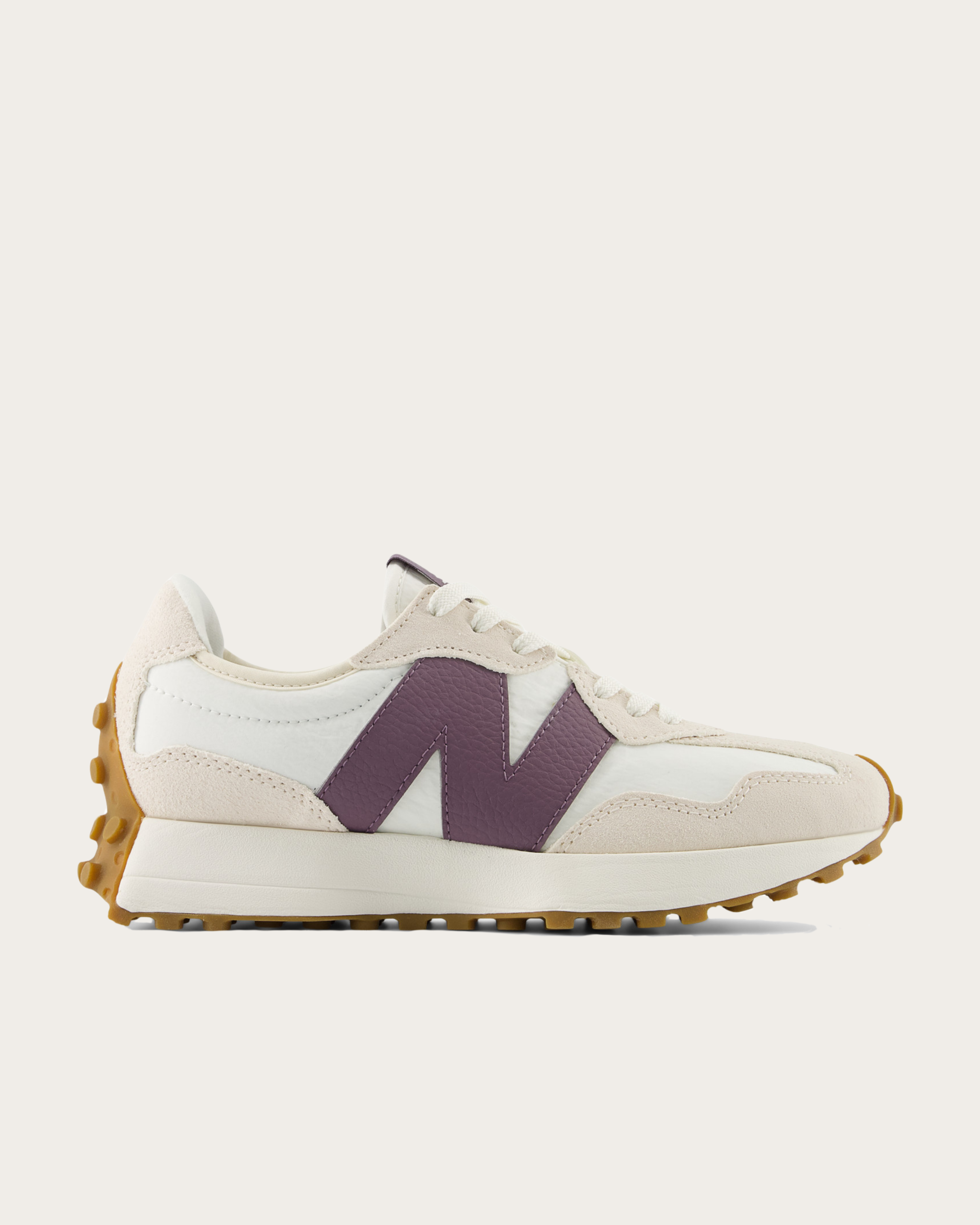 New Balance 327 - Linen with Sea Salt & Dark Ice Wine