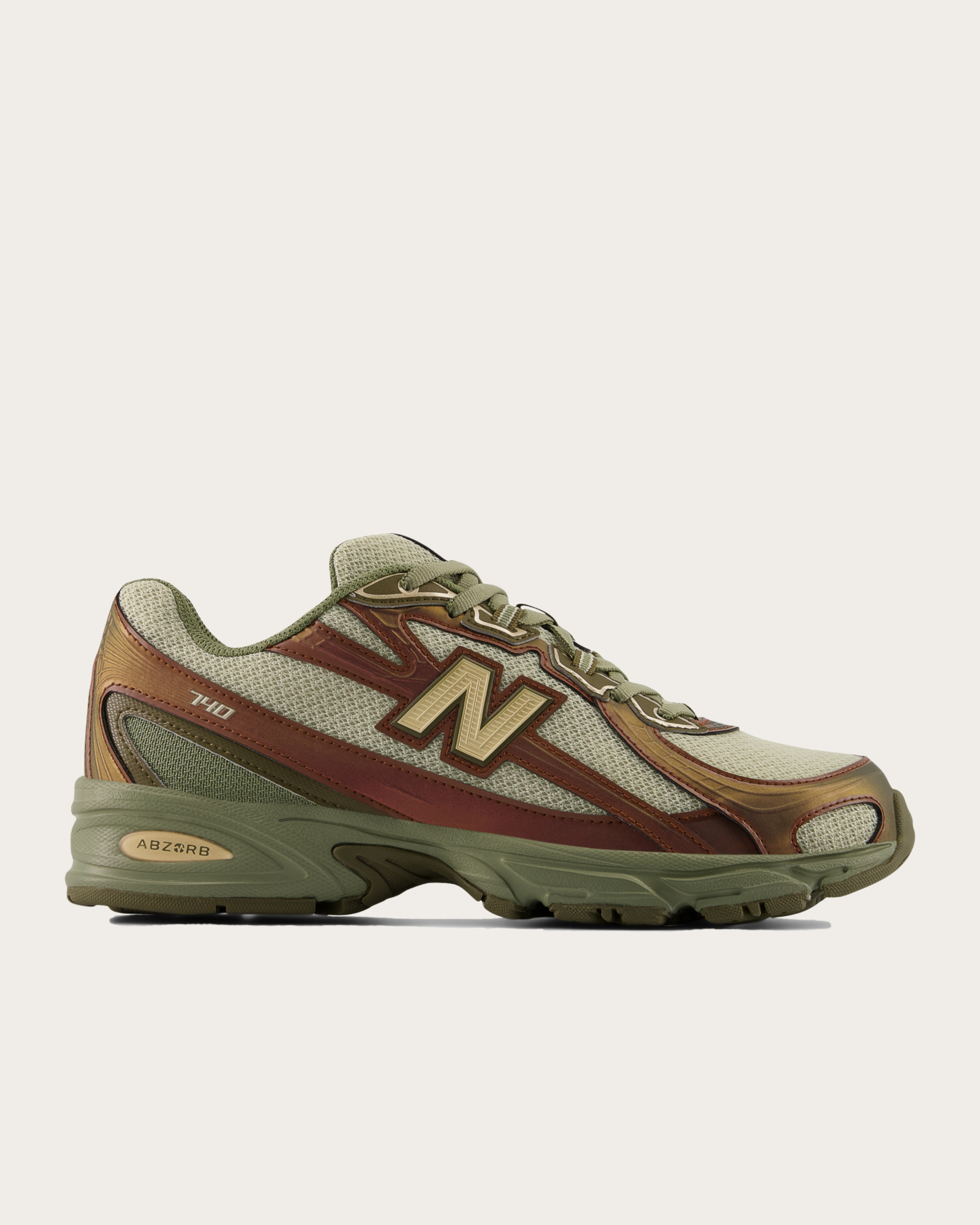 New Balance 740 - Woodland with Dark Olivine and Shipyard