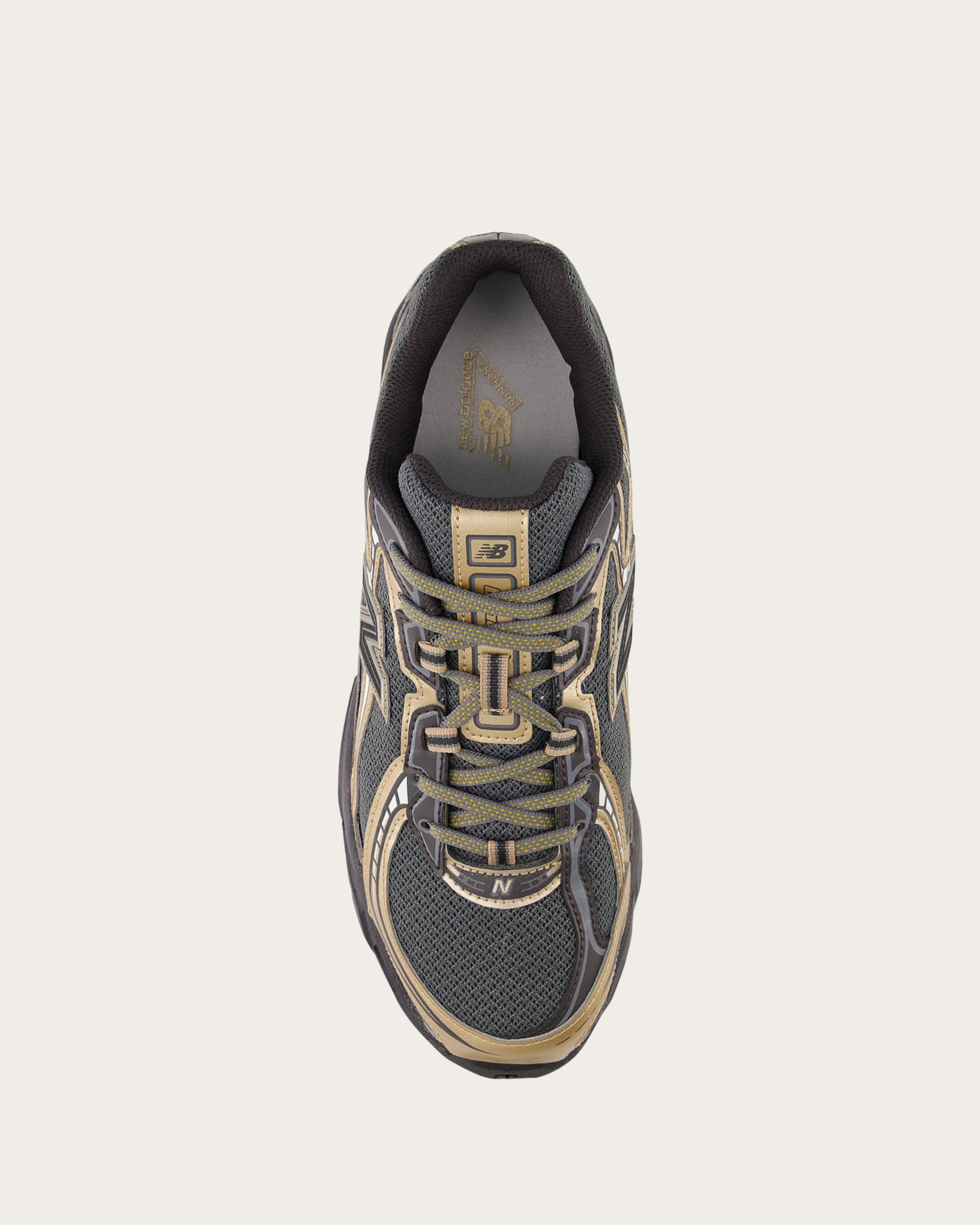 New Balance 740 - Black with Black Cement and Castlerock