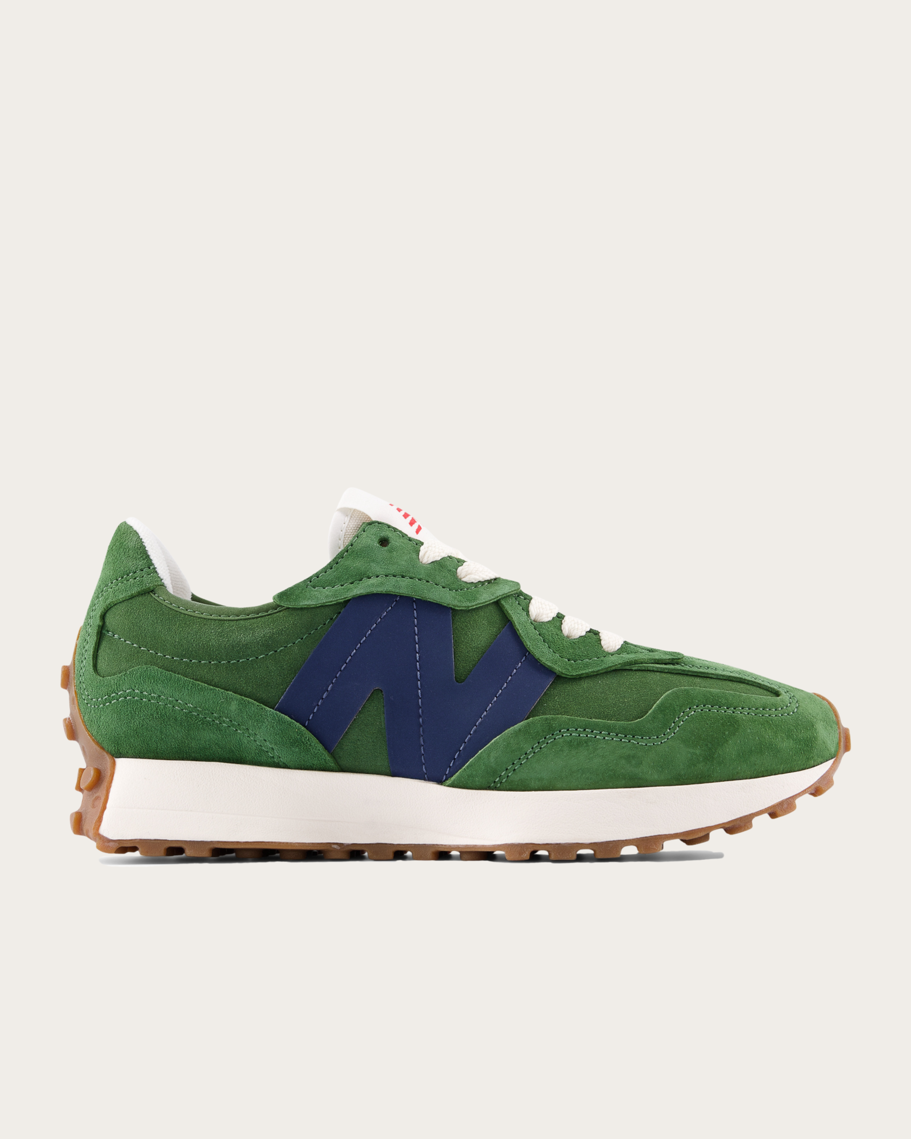New Balance 327 - Dark Alpine Green with NB Navy