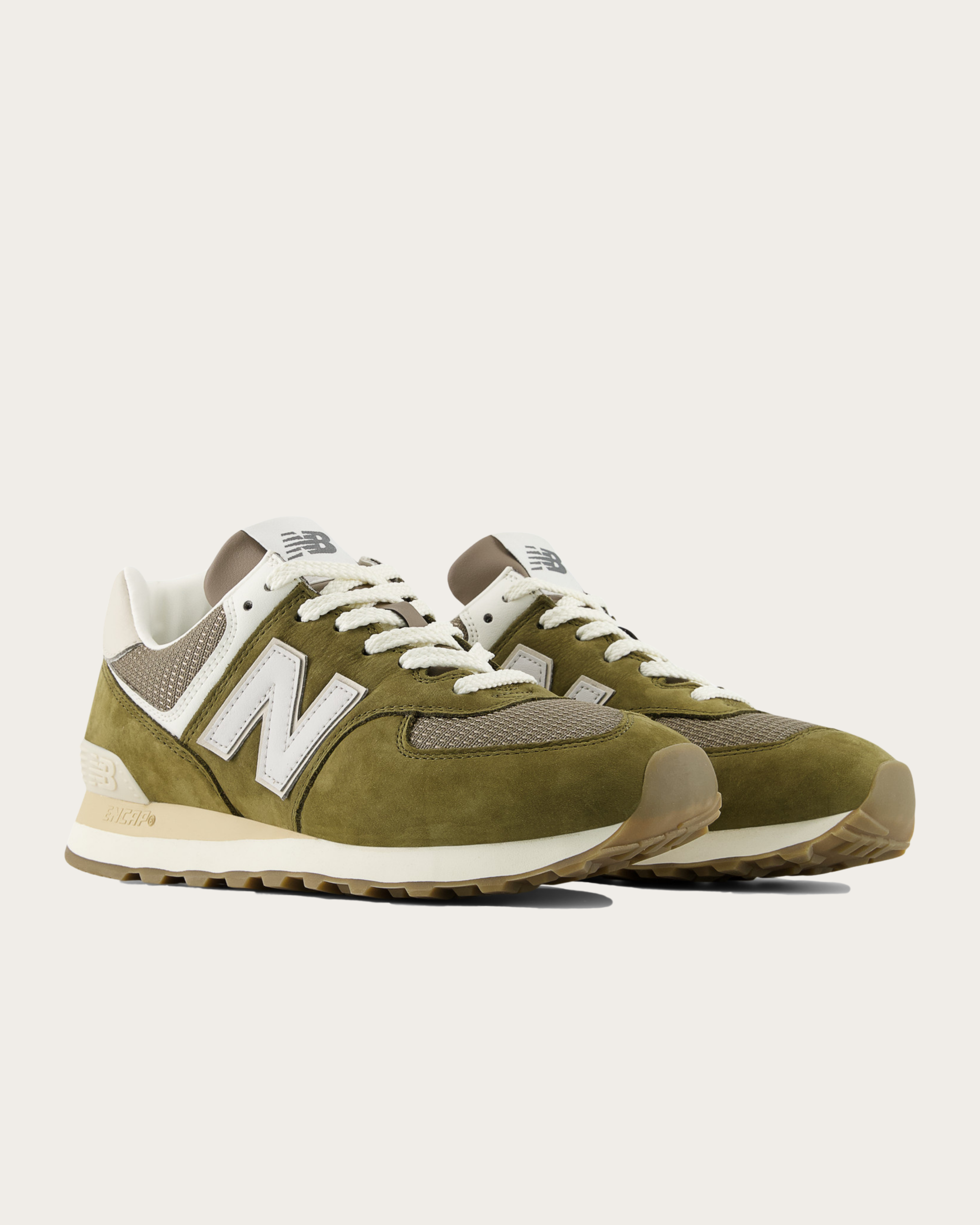 New Balance 574 - Calcium and Dark Silver Metallic