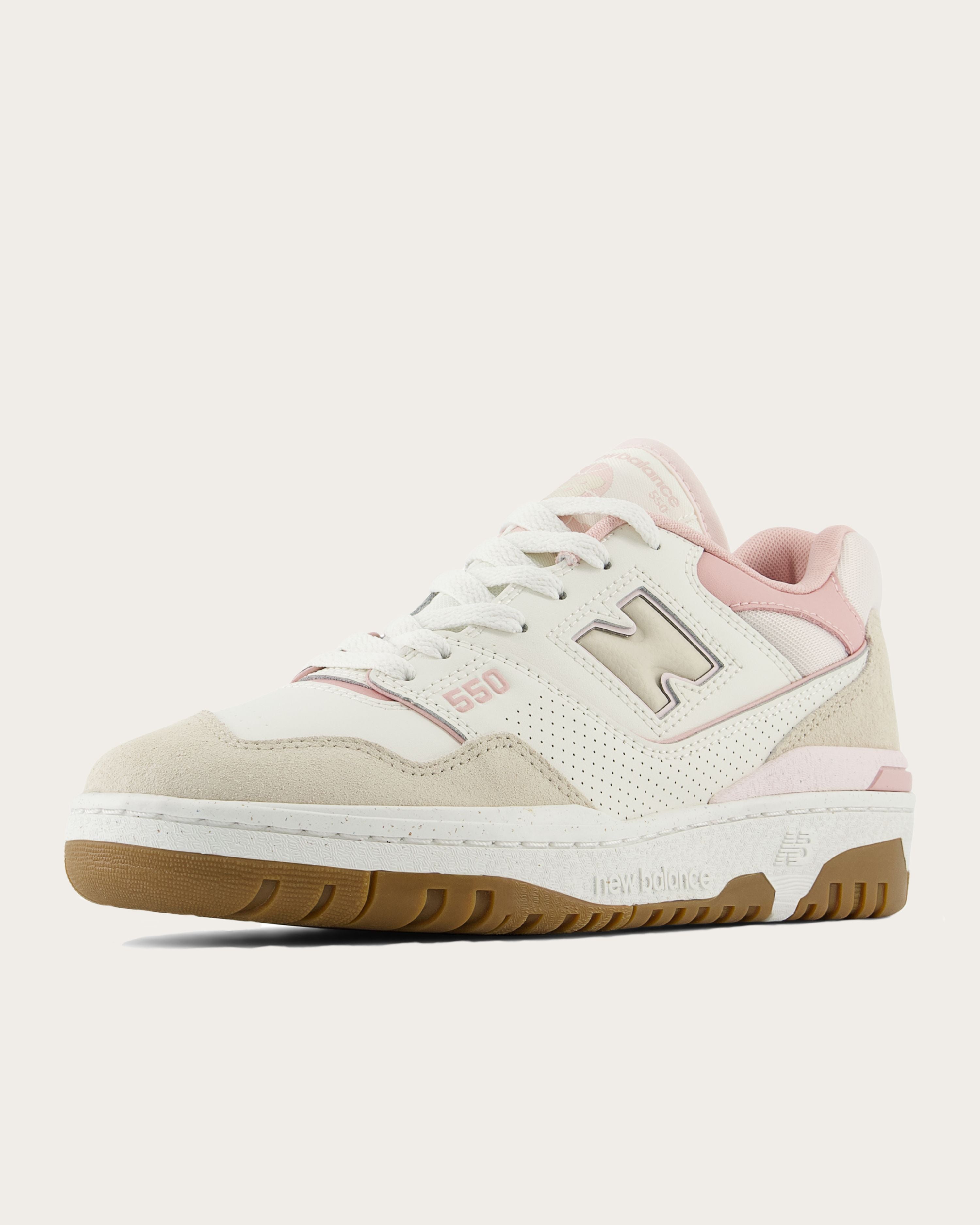 New Balance - 550 Sea Salt with Pink Granite and Orb Pink