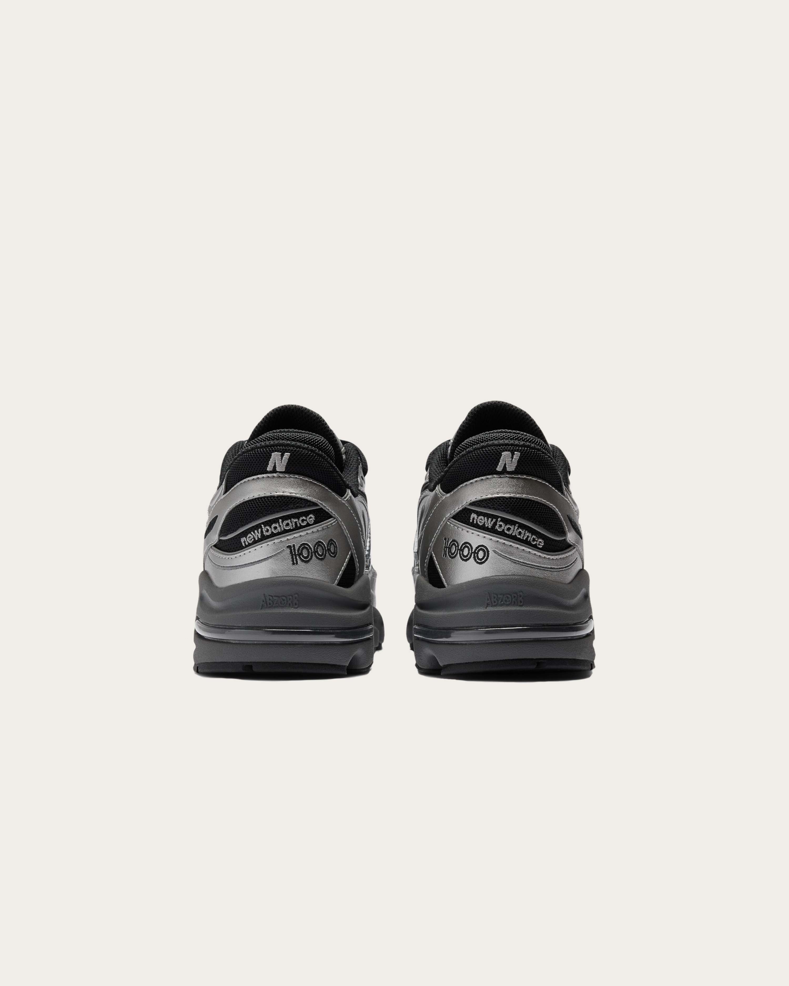 New Balance M1000 - Black Silver Metallic