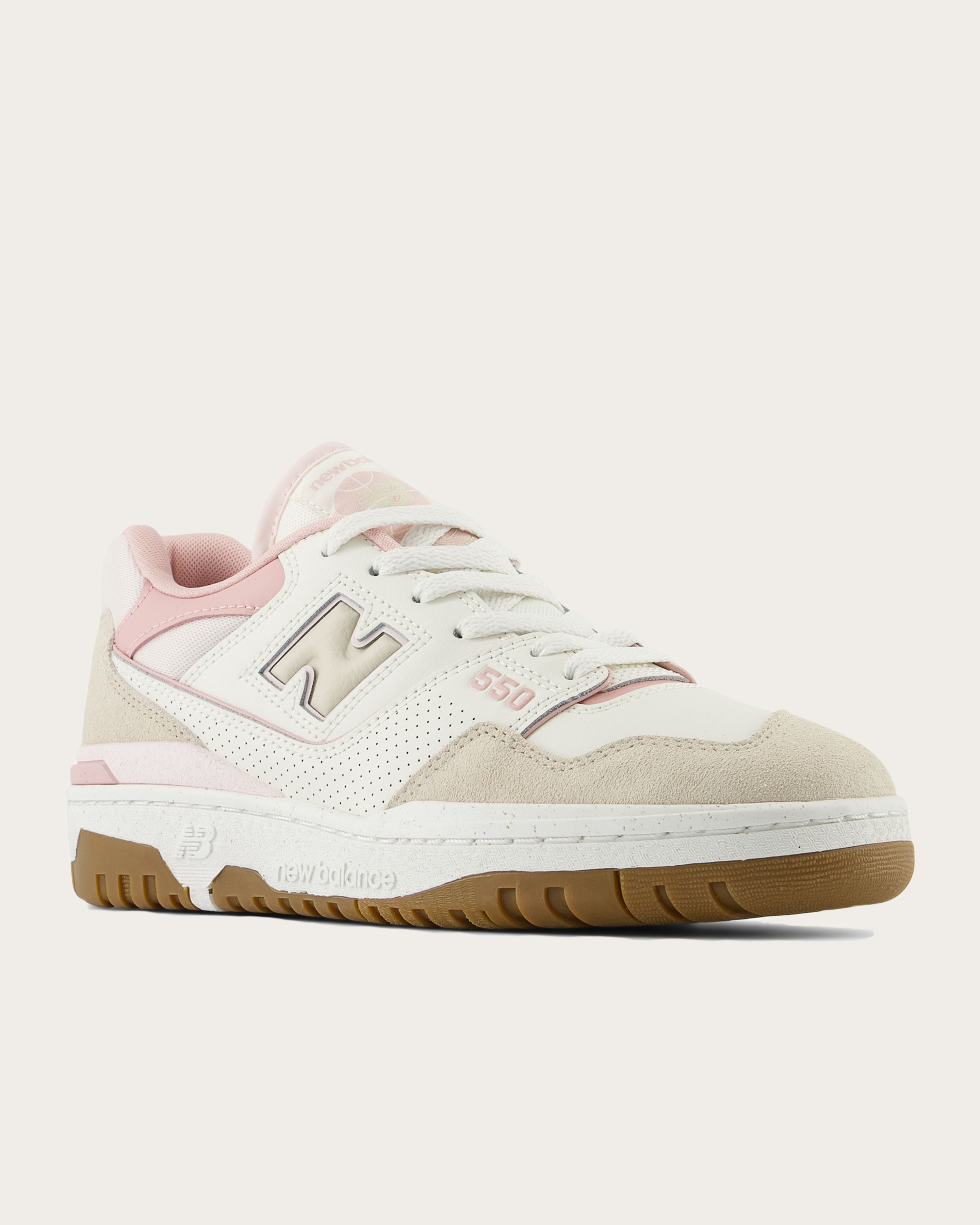 New Balance - 550 Sea Salt with Pink Granite and Orb Pink