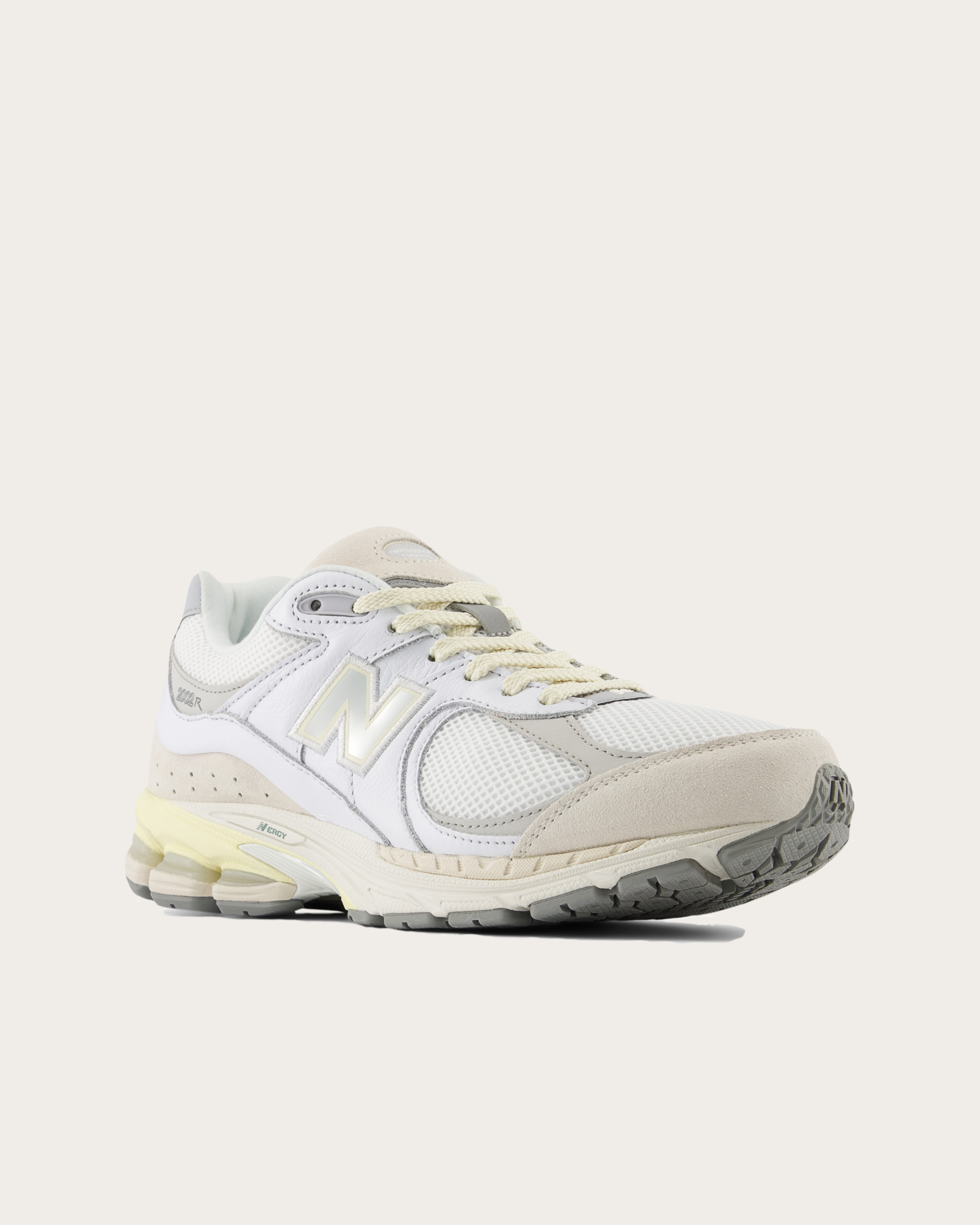 New Balance 2002R - White with Slate Grey