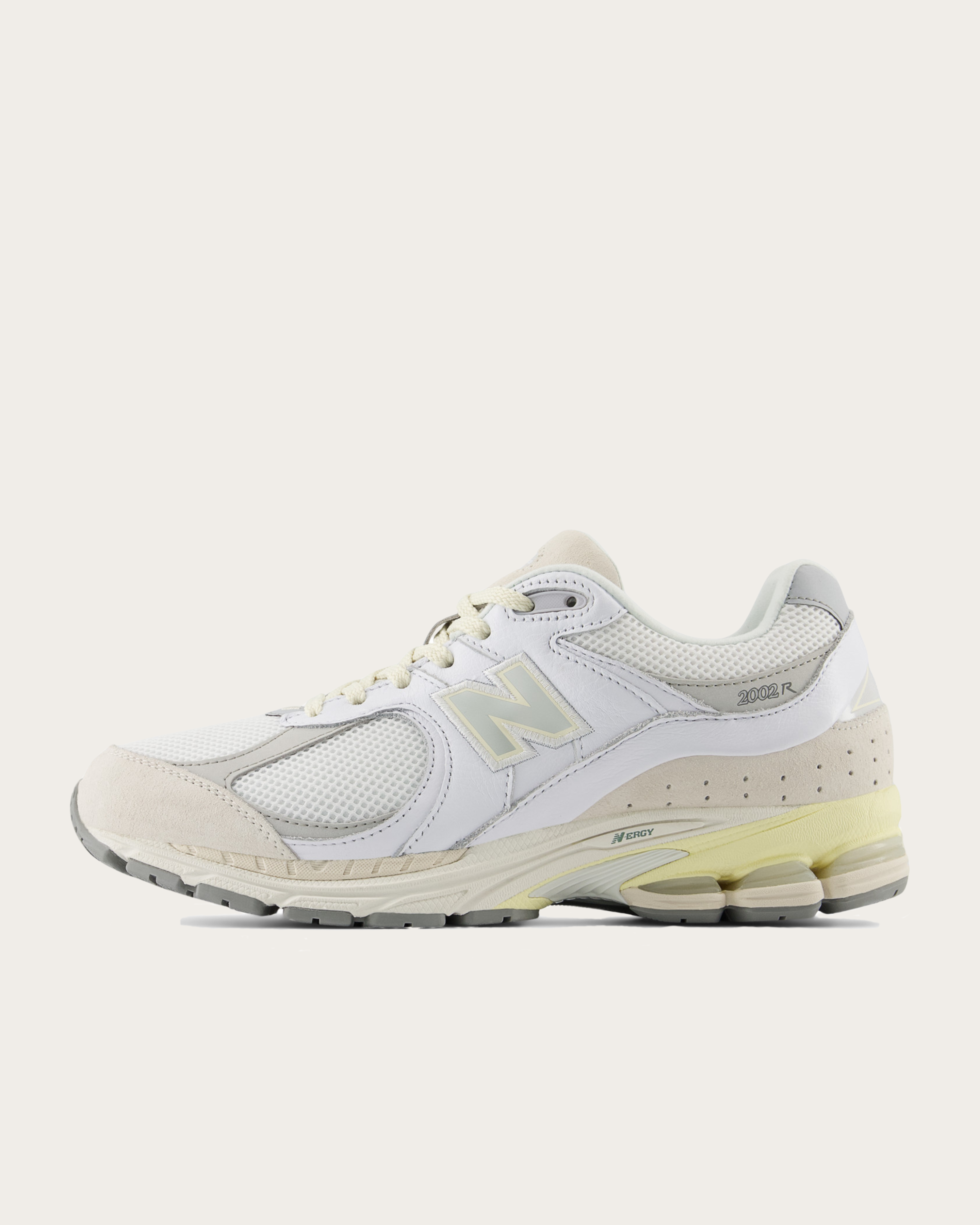 New Balance 2002R - White with Slate Grey