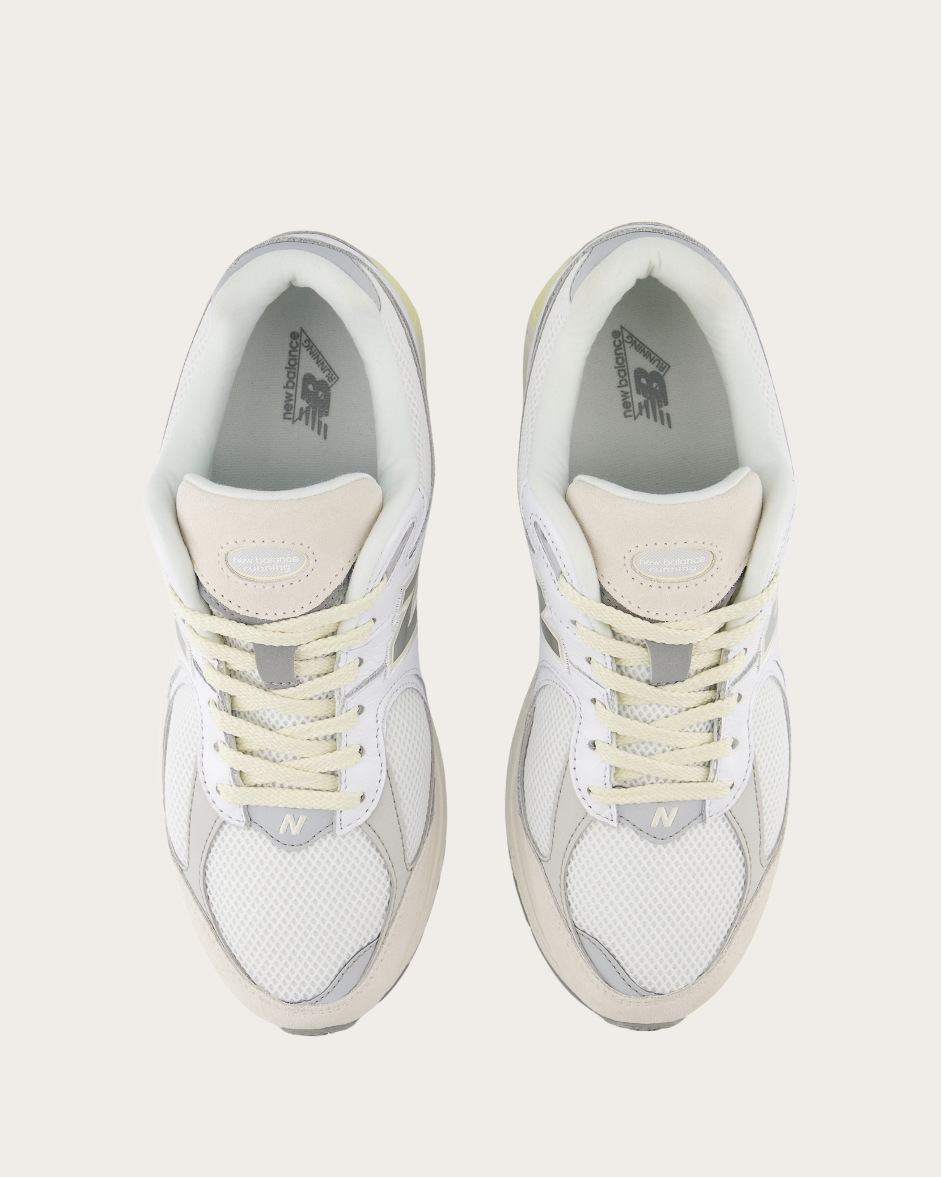 New Balance 2002R - White with Slate Grey