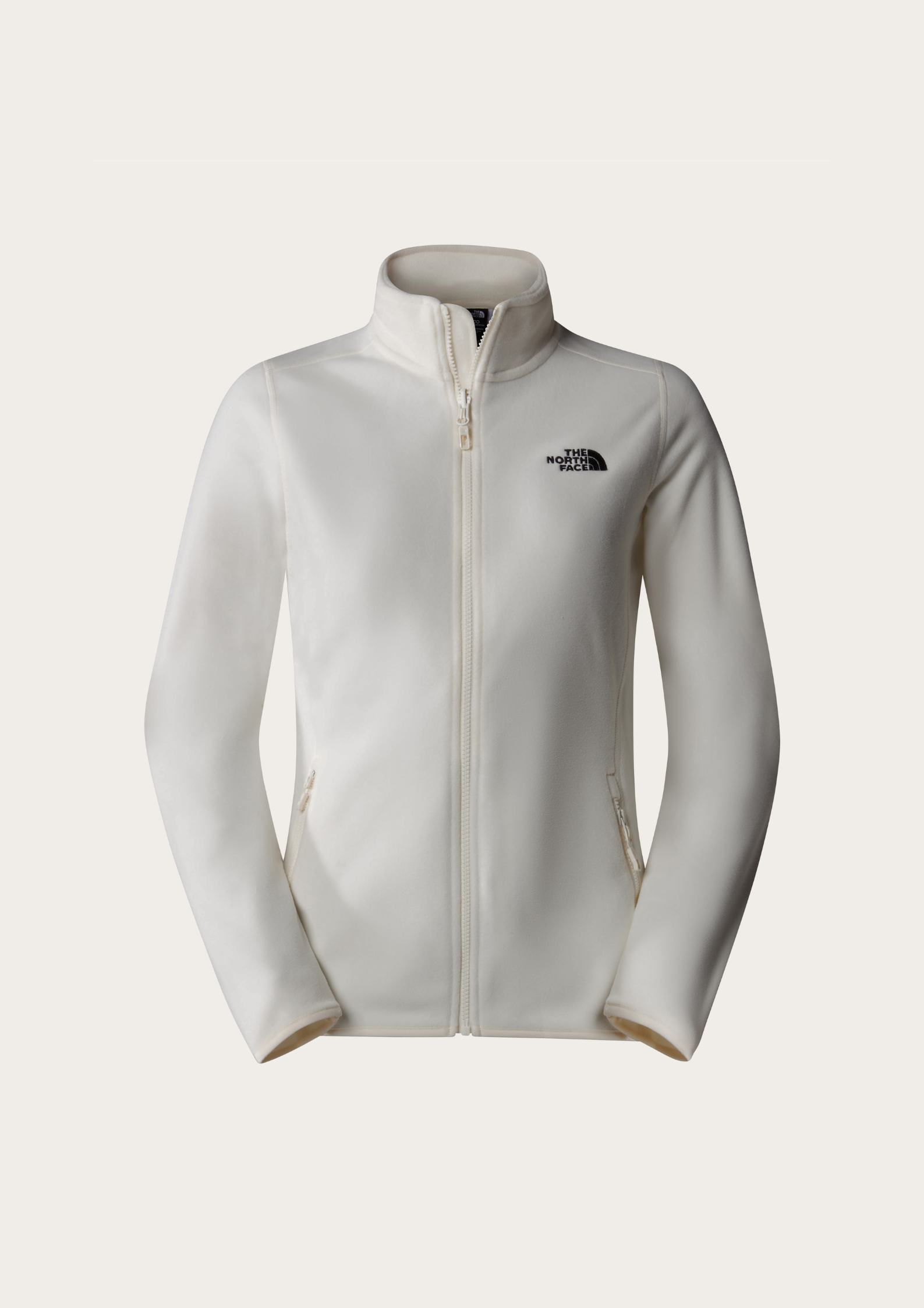 The North Face - W 100 Glacier Fleece Jacket - White Dune