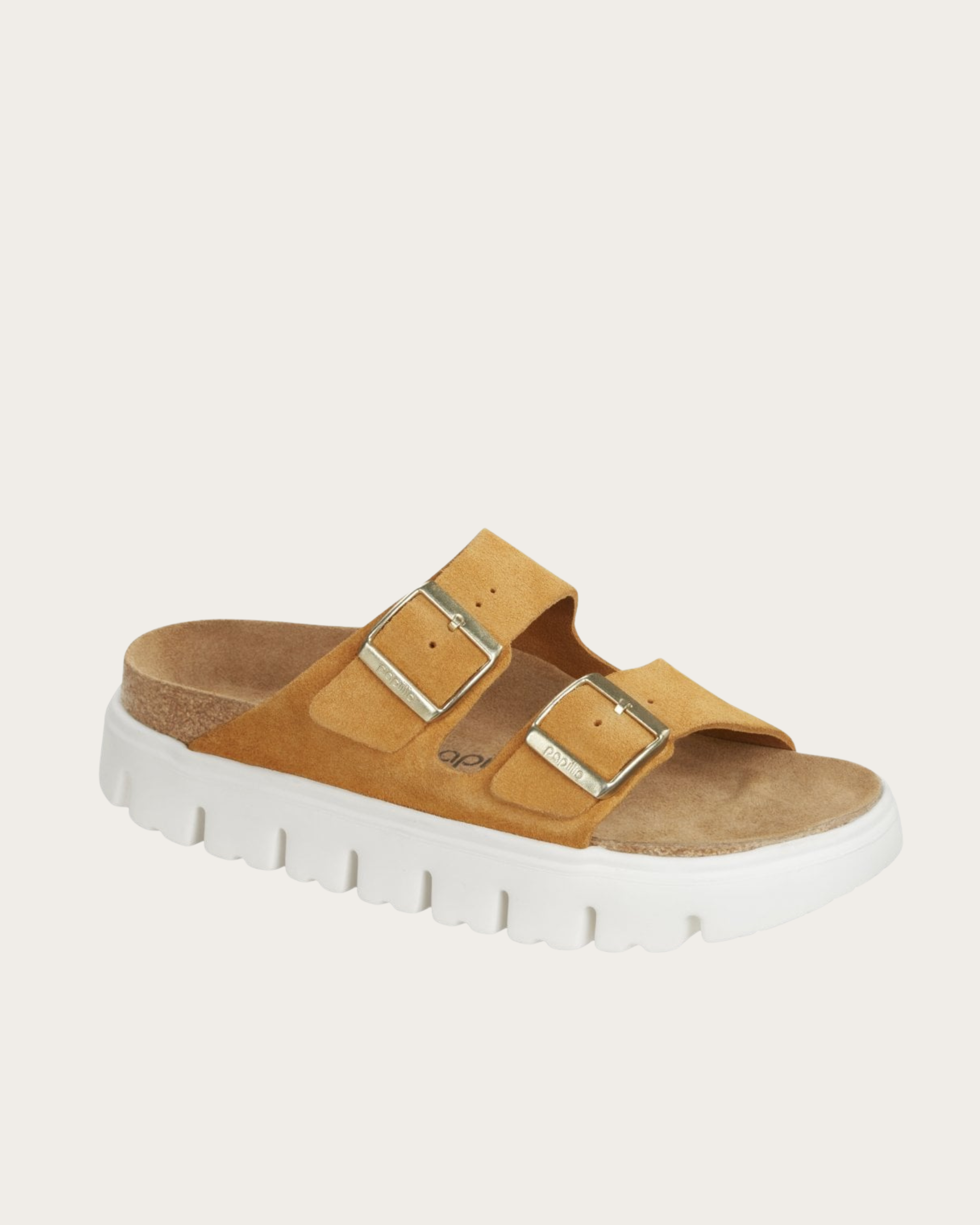 Birkenstock Arizona Chunky Suede Leather - Apricot