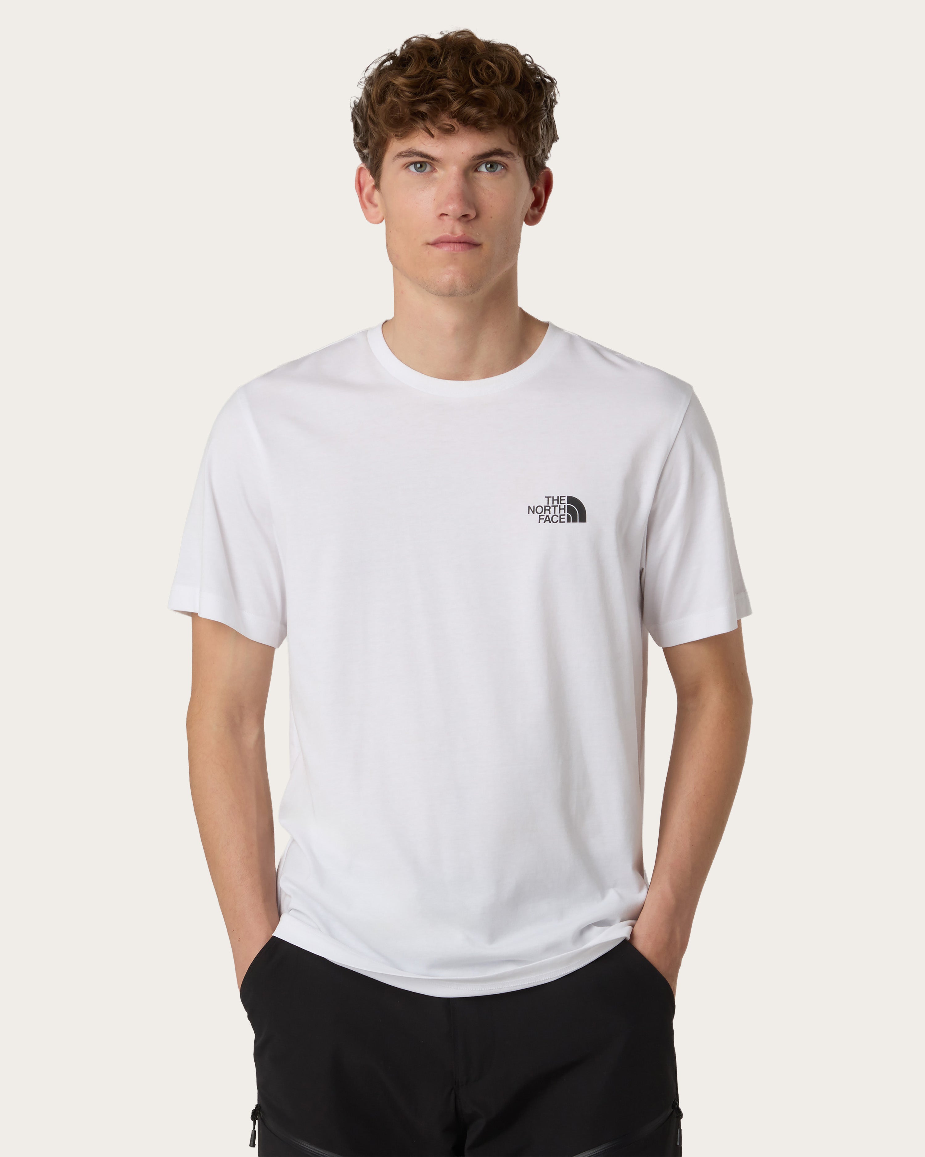 The North Face Men's S/S Simple Dome Tee - White